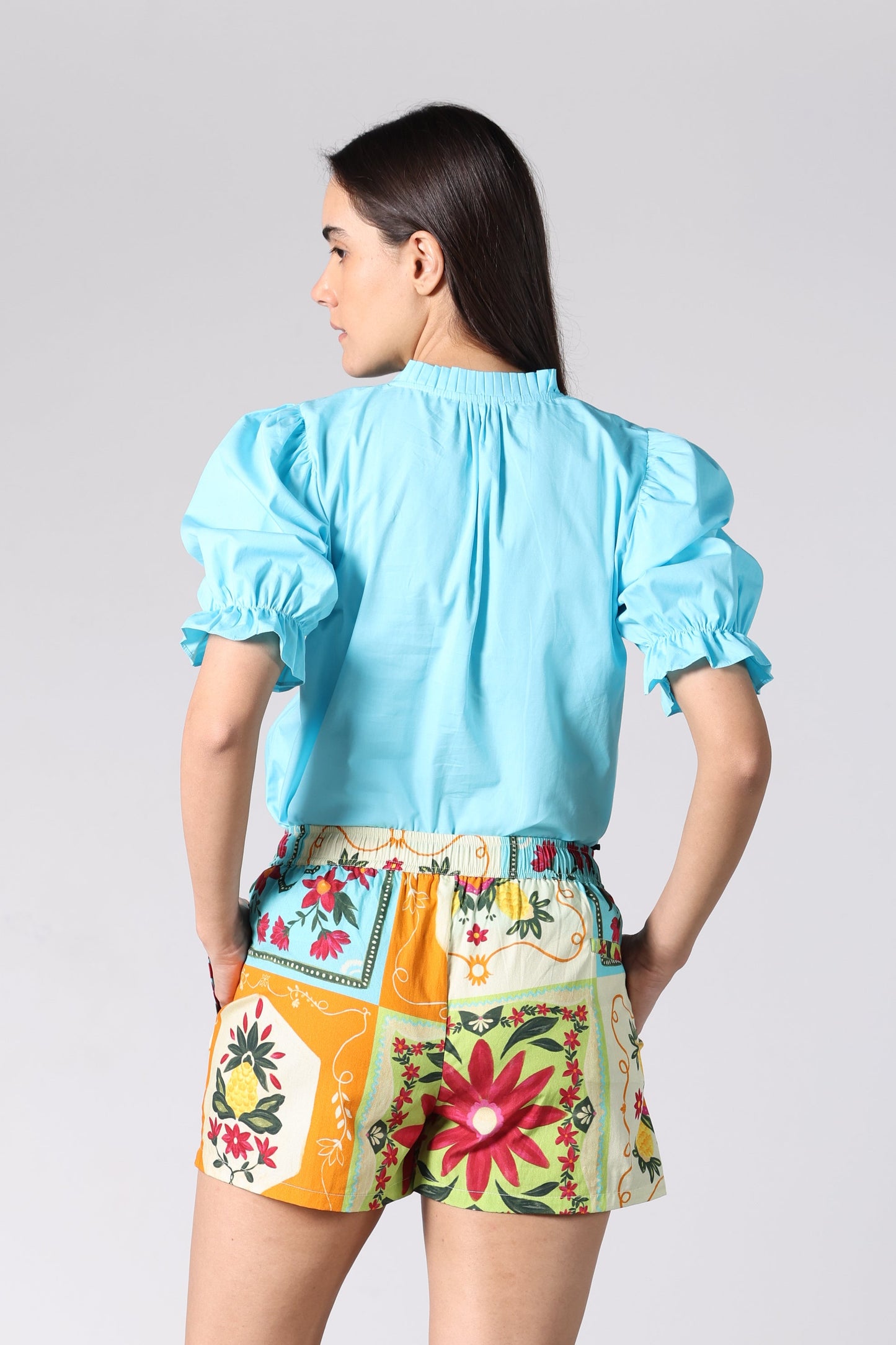 PATCHWORK LIZ SHORTS