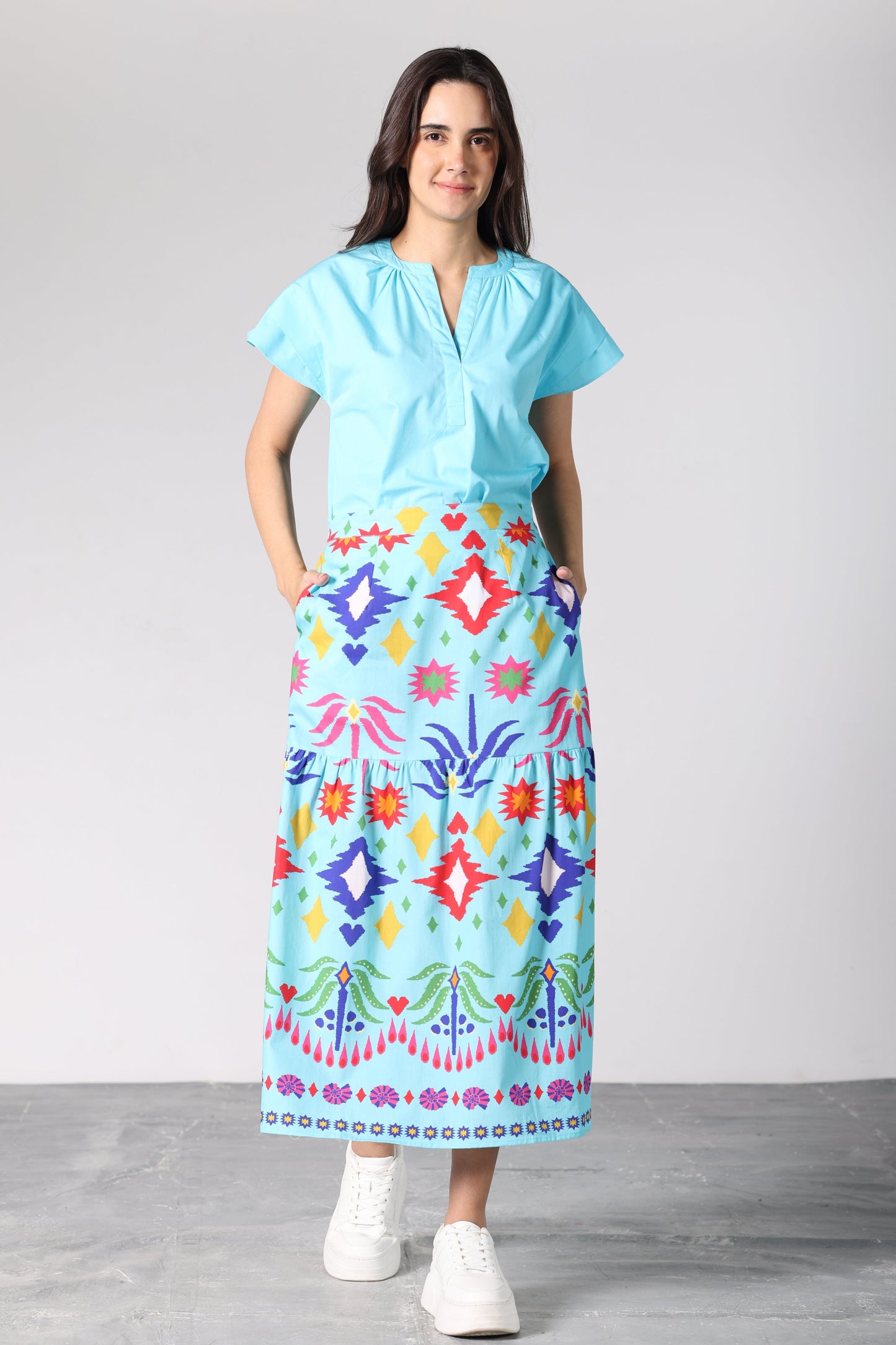 AQUA IKAT ADA SKIRT