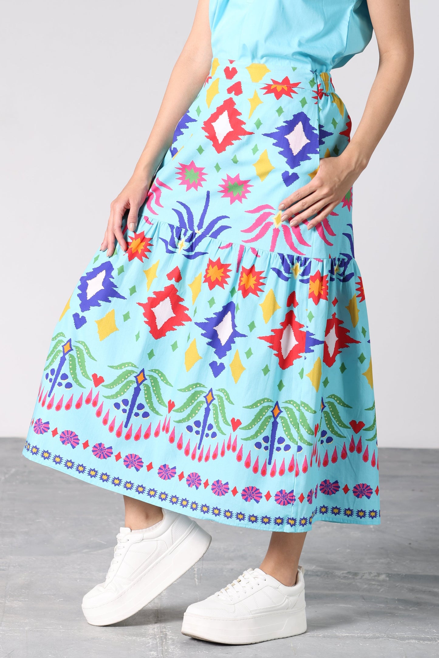 AQUA IKAT ADA SKIRT