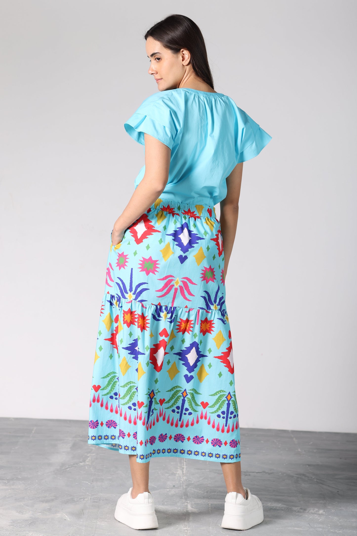 AQUA IKAT ADA SKIRT