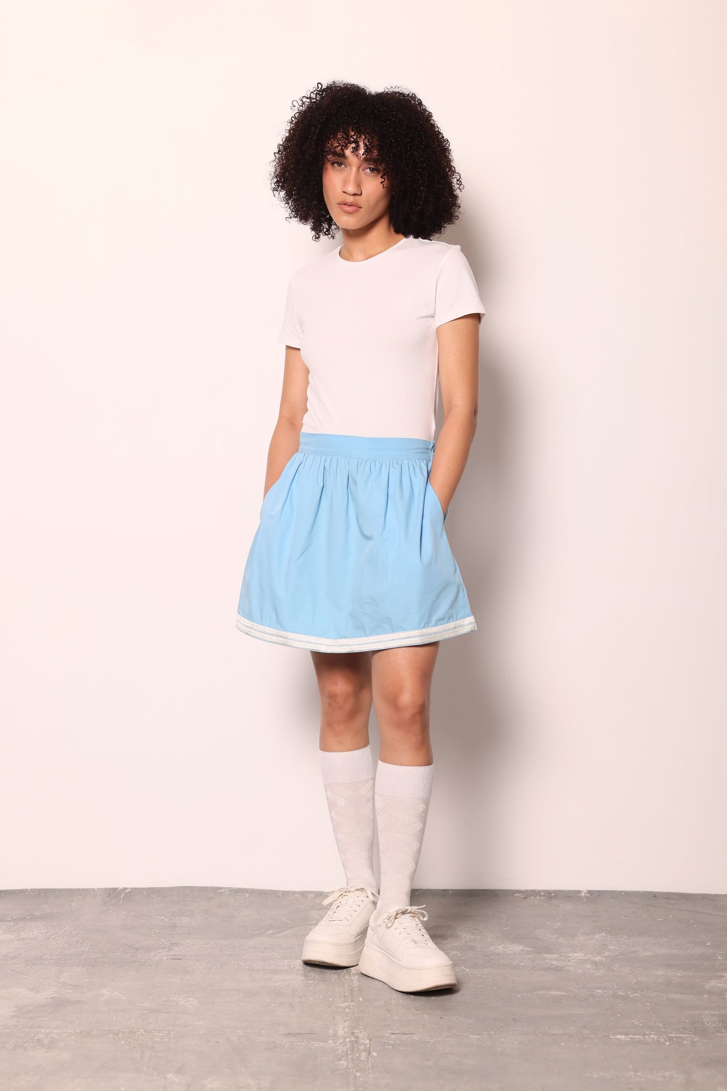 CAROLINA BLUE LILY SKIRT