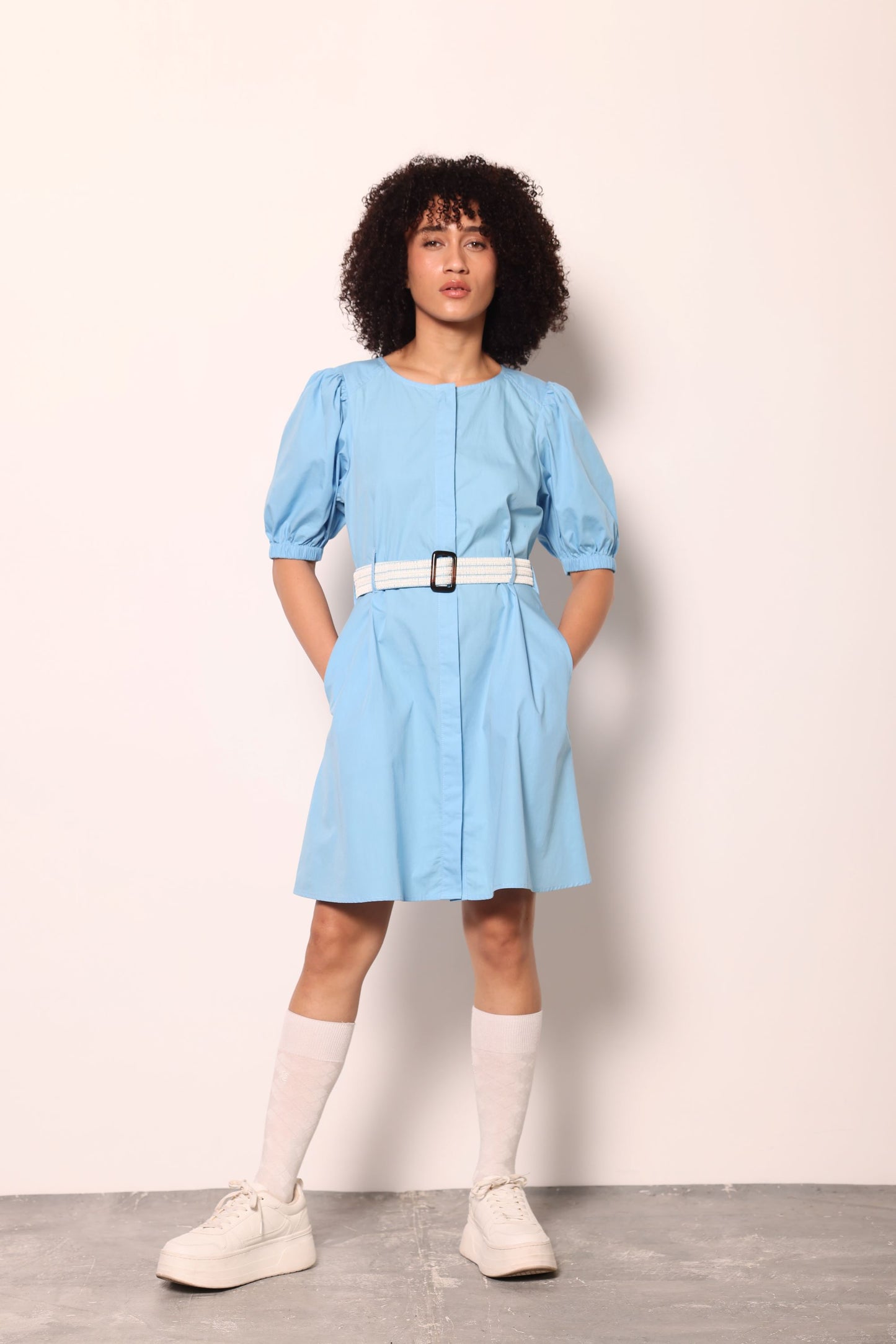 CAROLINA BLUE NYLA DRESS