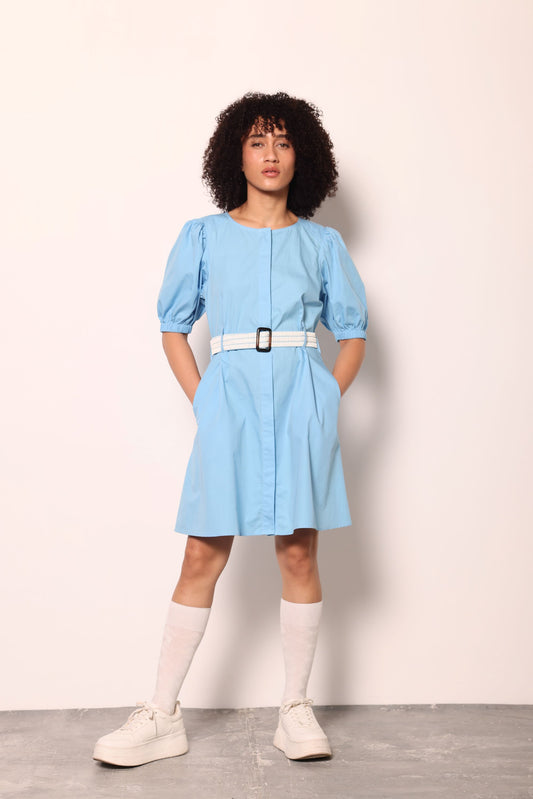 CAROLINA BLUE NYLA DRESS