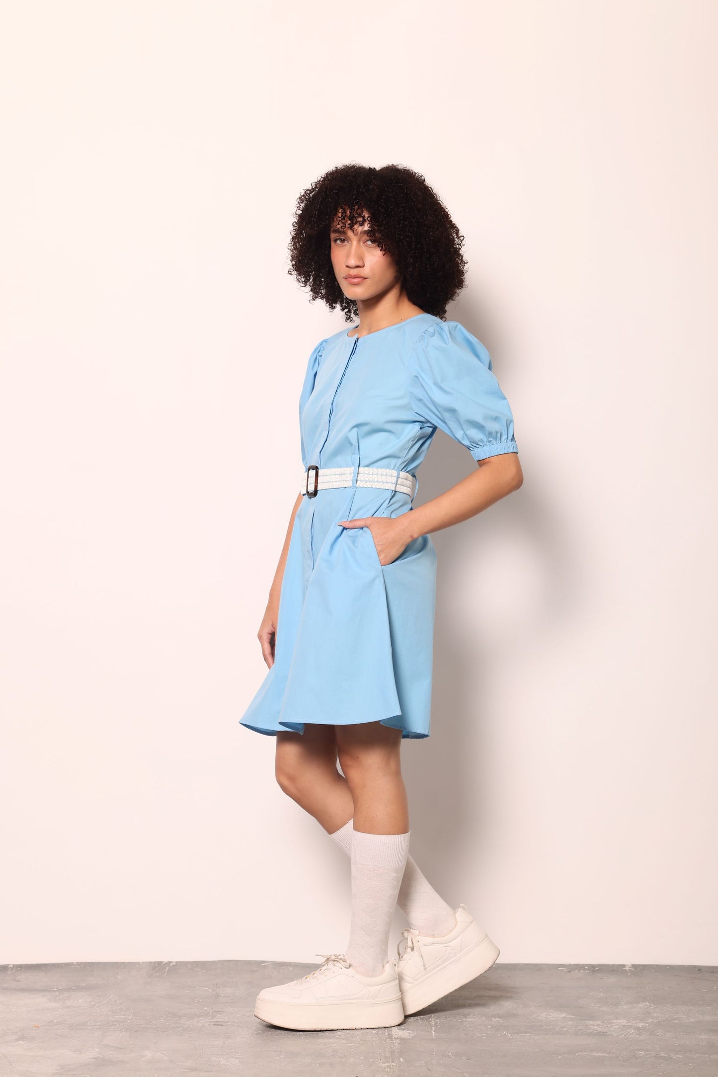 CAROLINA BLUE NYLA DRESS