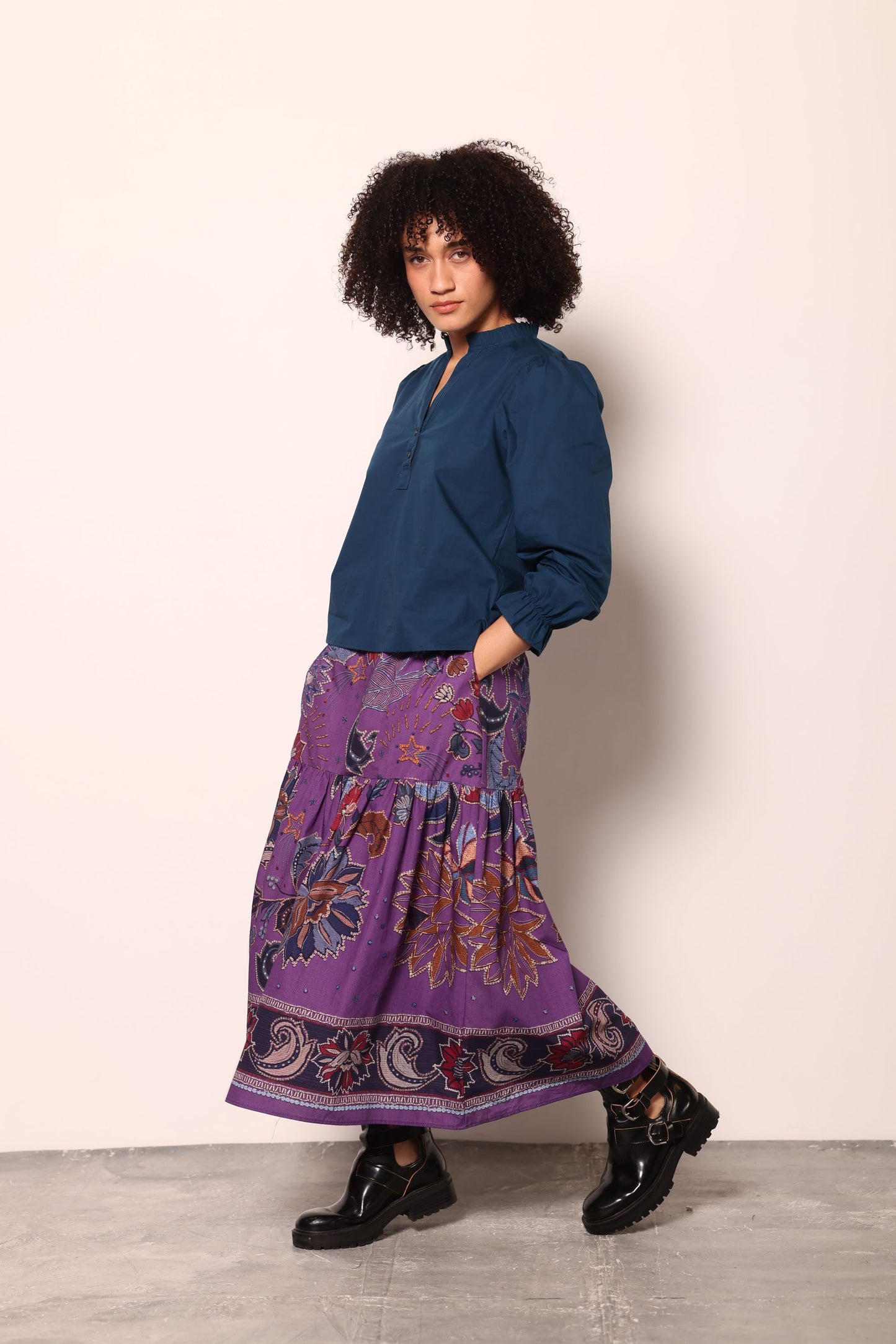 PURPLE SPARKLE ADA SKIRT