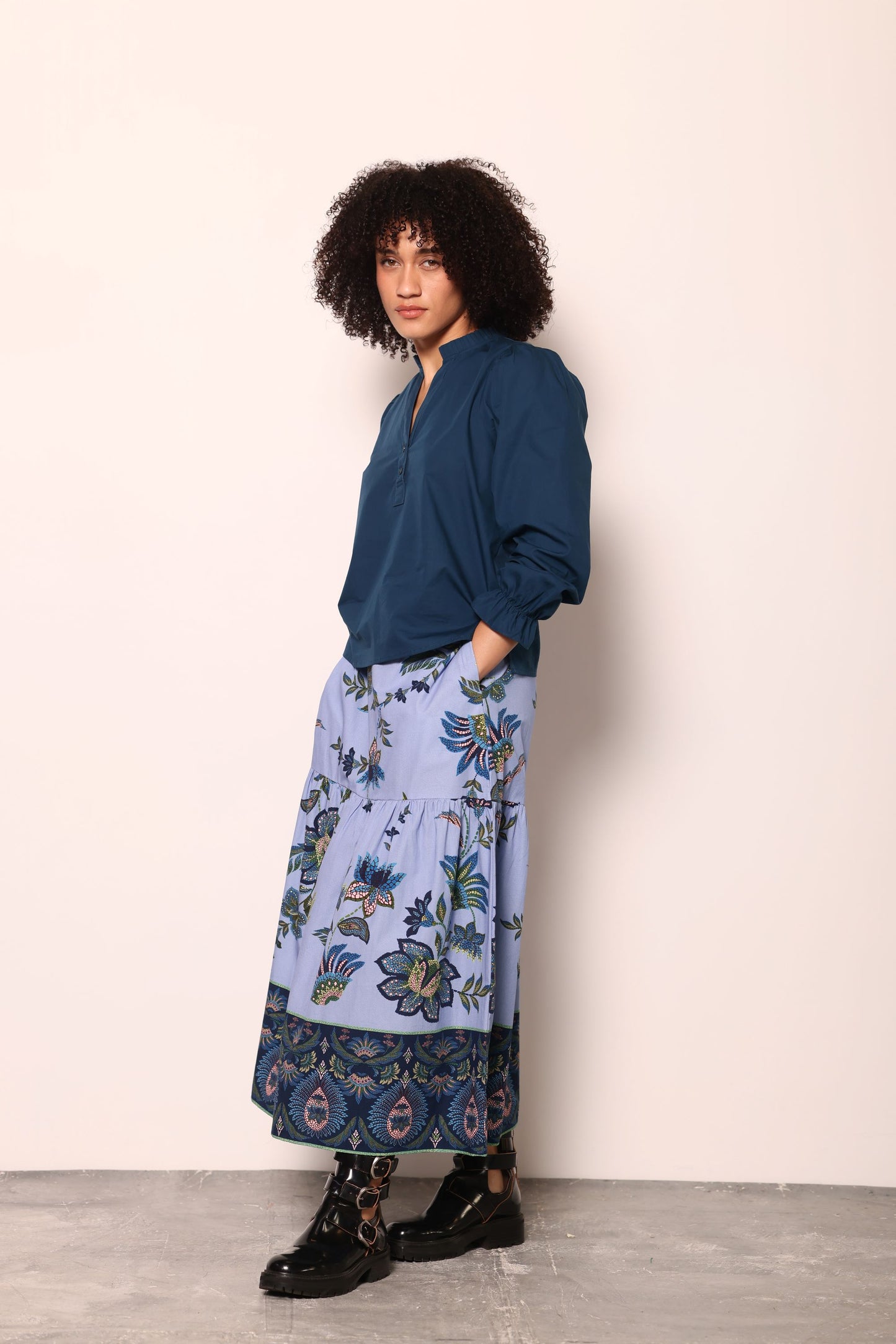 PERIWINKLE MOSAIC ADA SKIRT