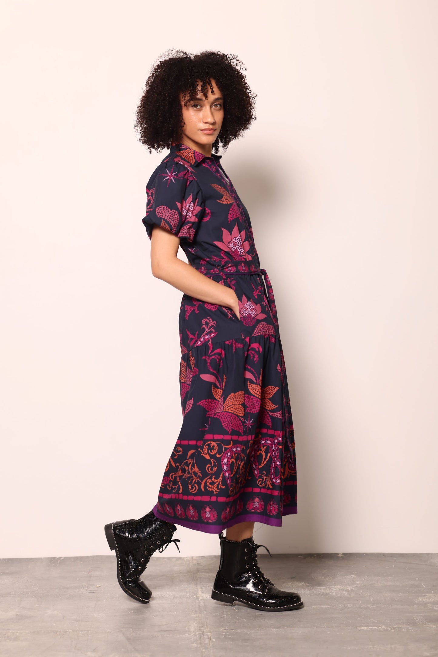 MIDNIGHT MOSAIC DELLA DRESS