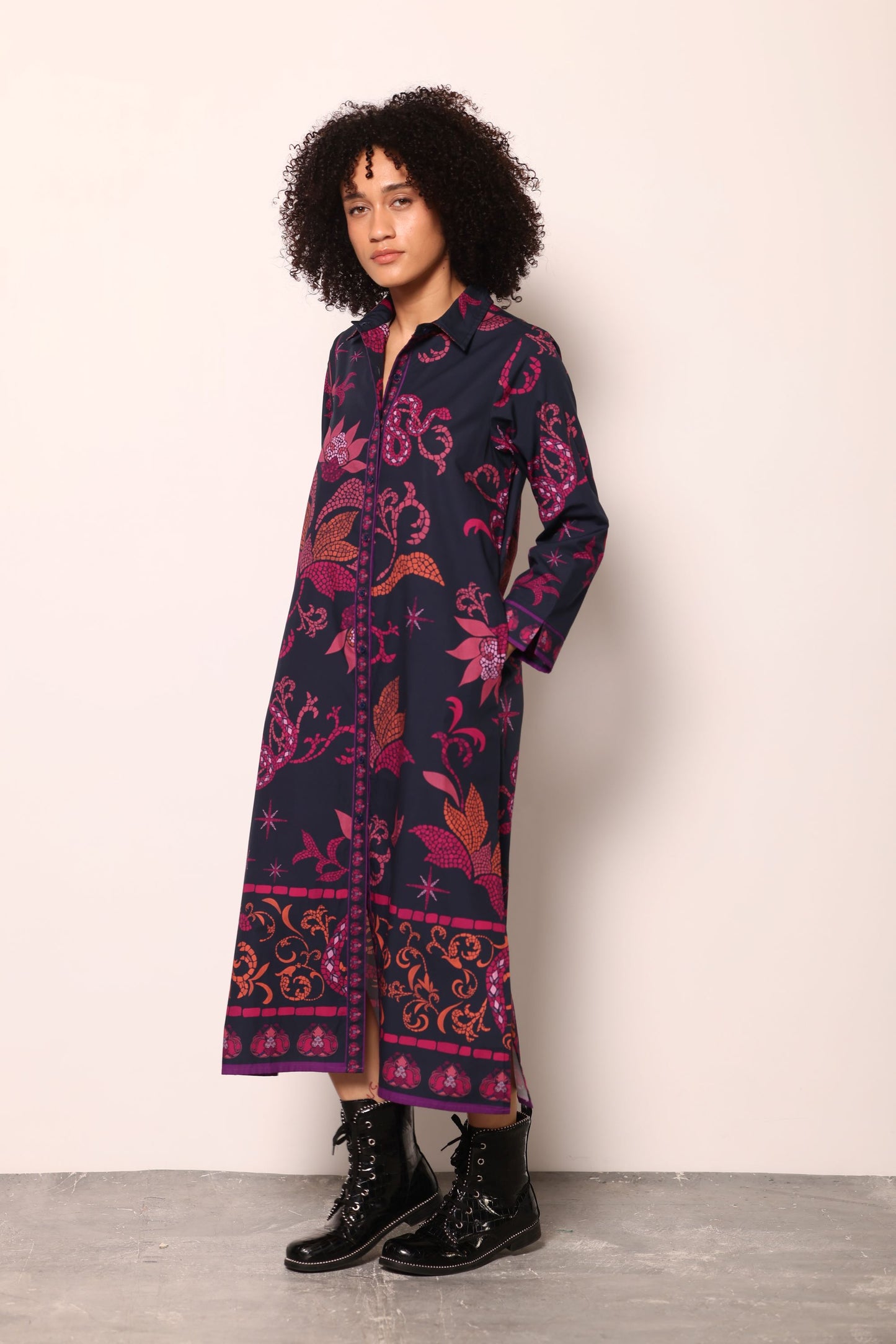 MIDNIGHT MOSAIC ELIZA DRESS