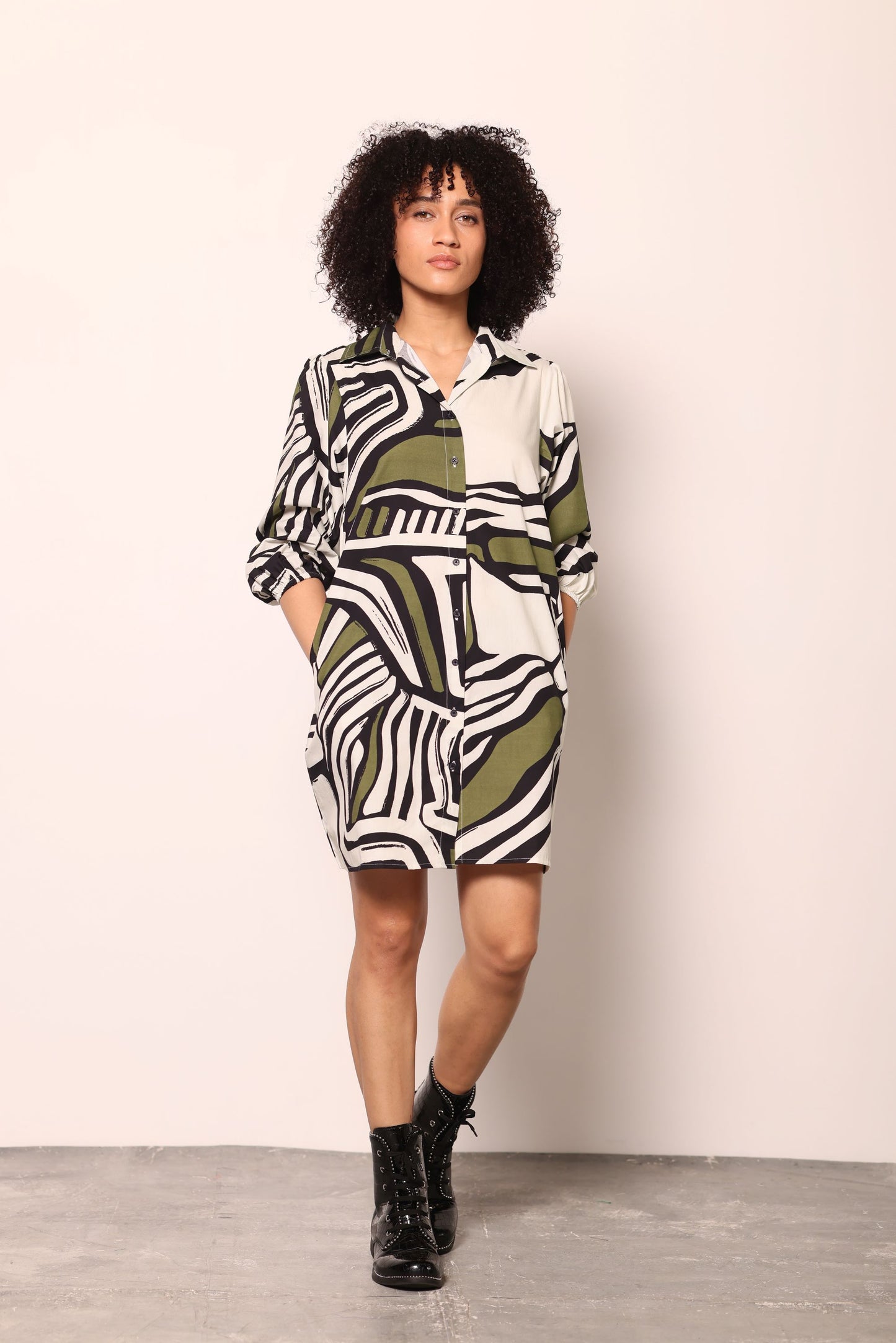 ZEBRA AVA DRESS