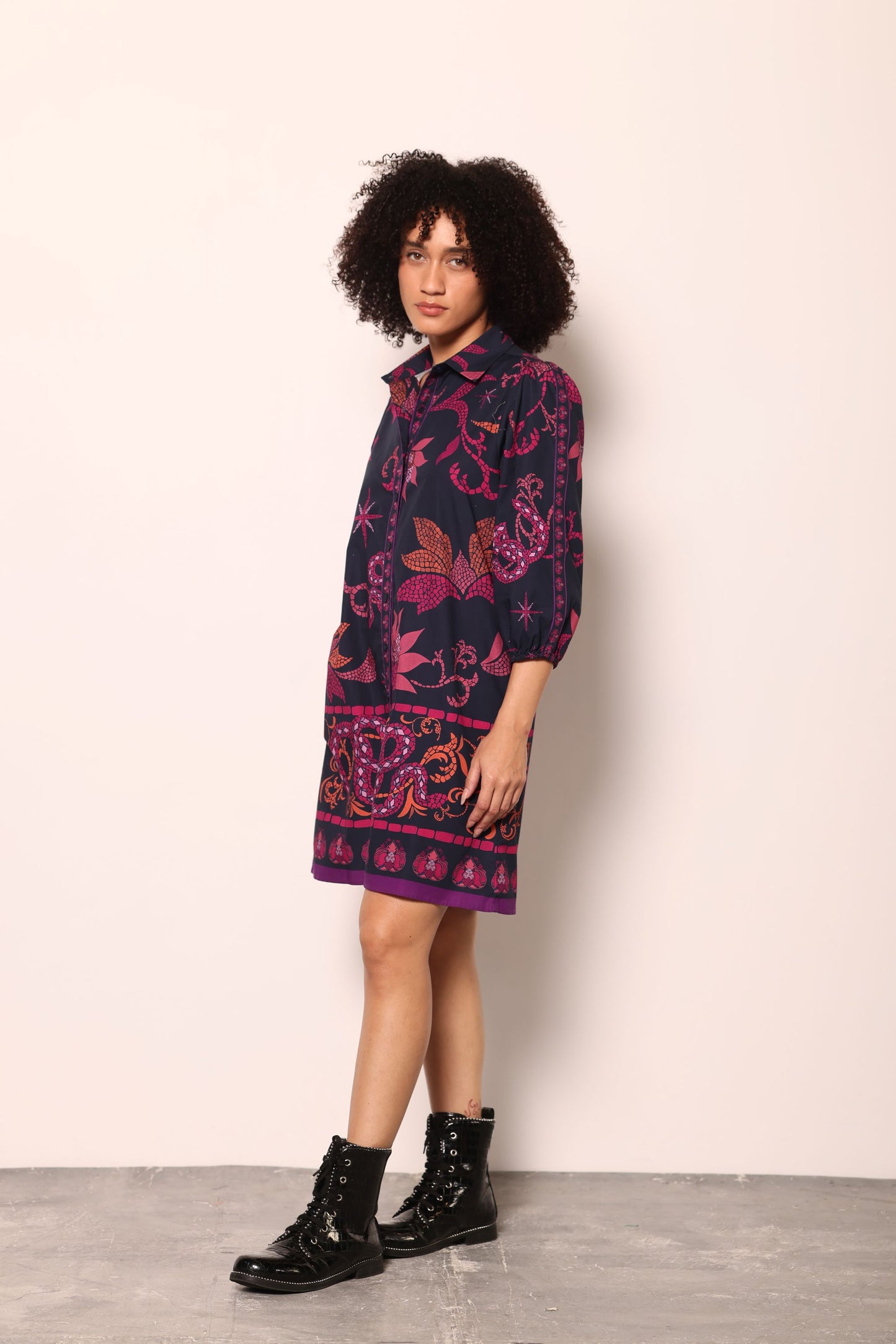 MIDNIGHT MOSAIC AVA DRESS