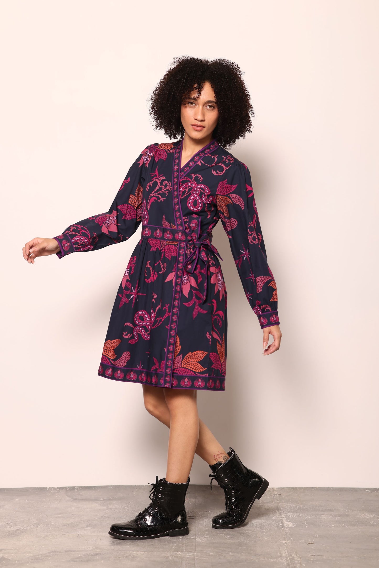 MIDNIGHT MOSAIC CARA DRESS