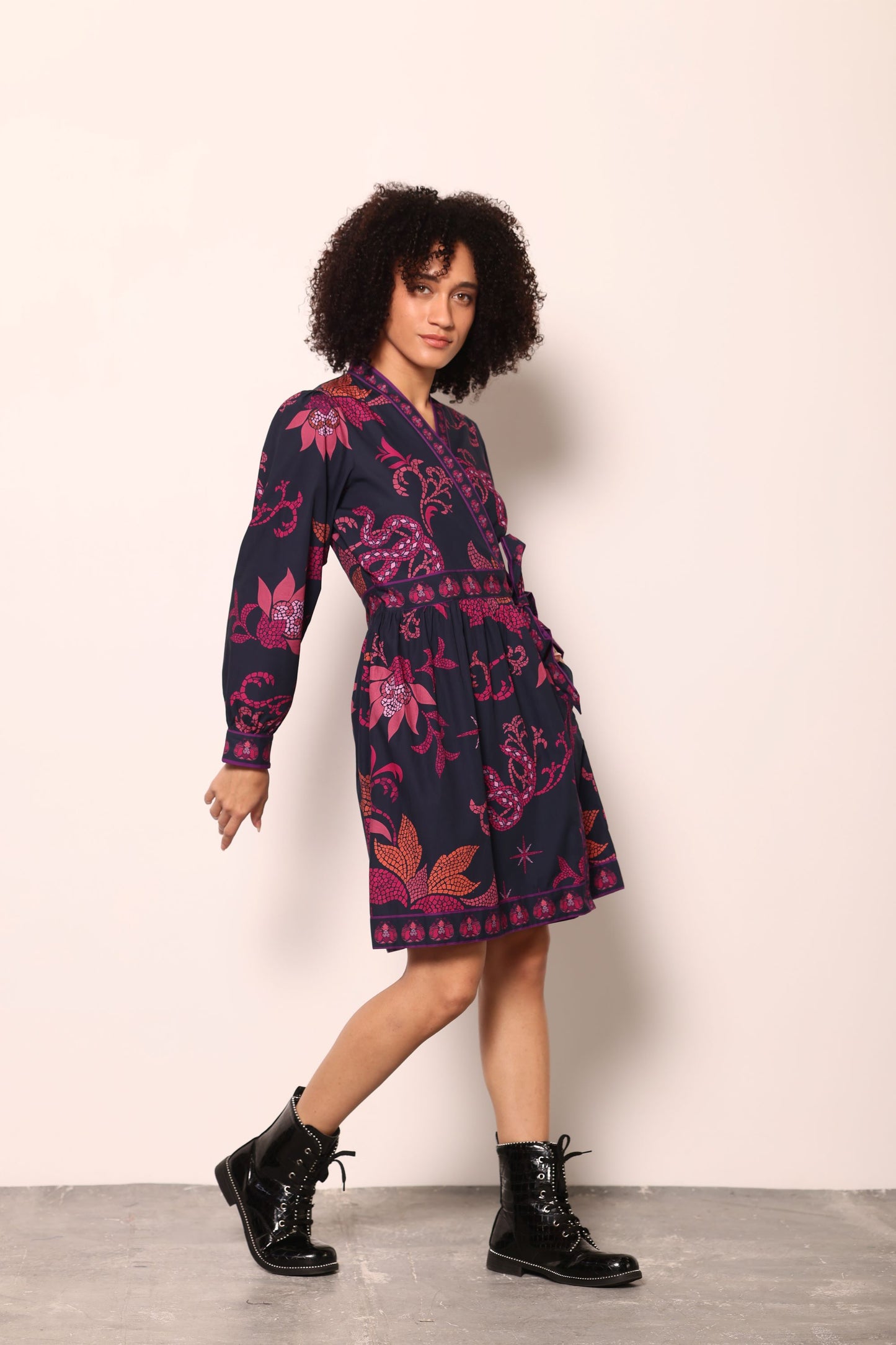 MIDNIGHT MOSAIC CARA DRESS