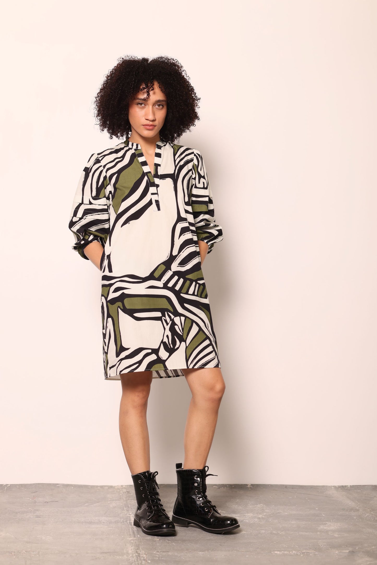 ZEBRA FREYA DRESS