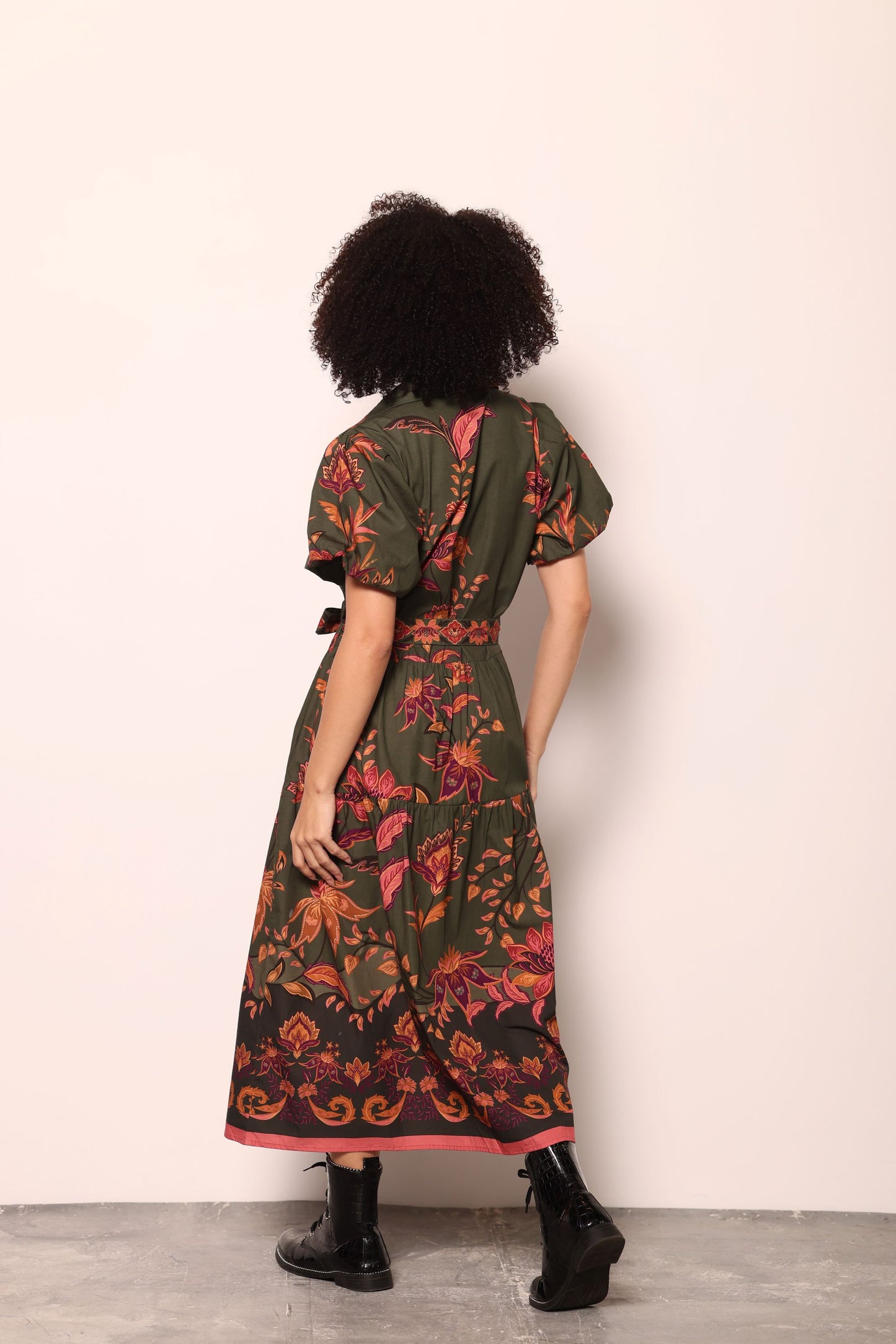 OLIVE TRAILS DELLA DRESS