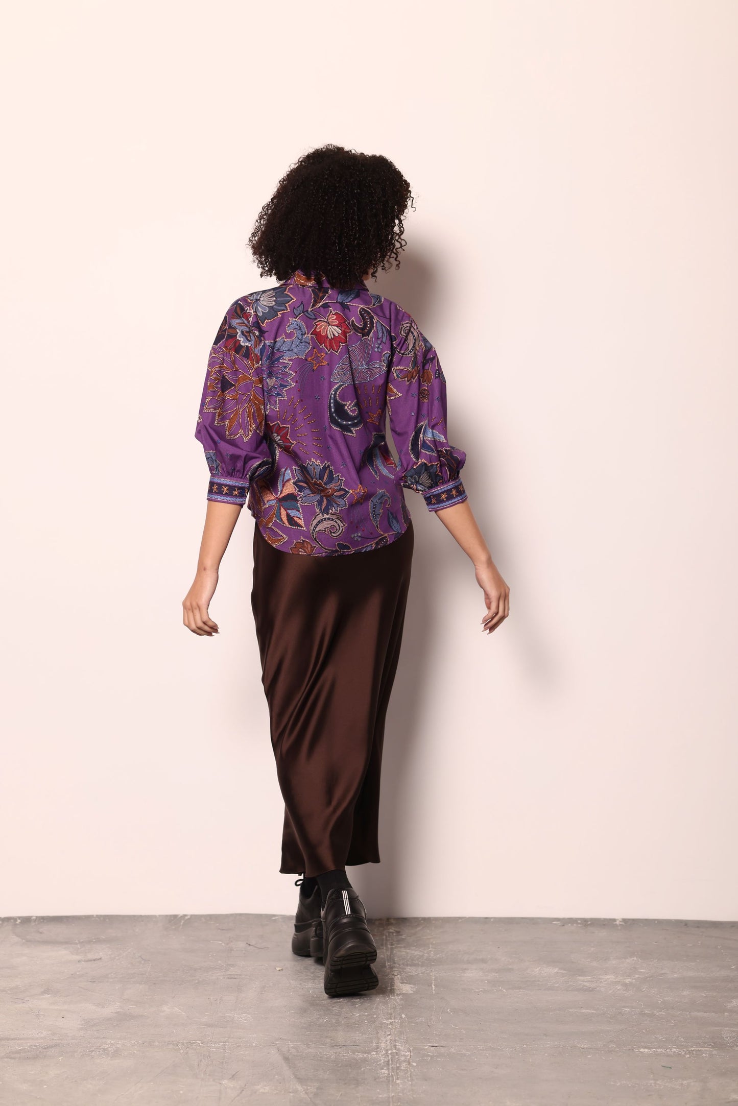 PURPLE SPARKLE ELSA TOP