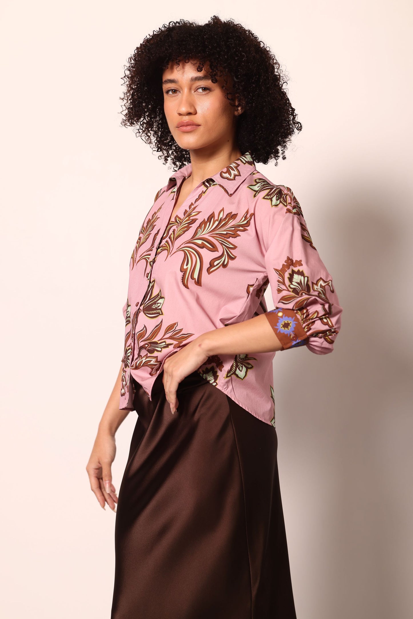 FLORAL MOTIFS ELSA TOP