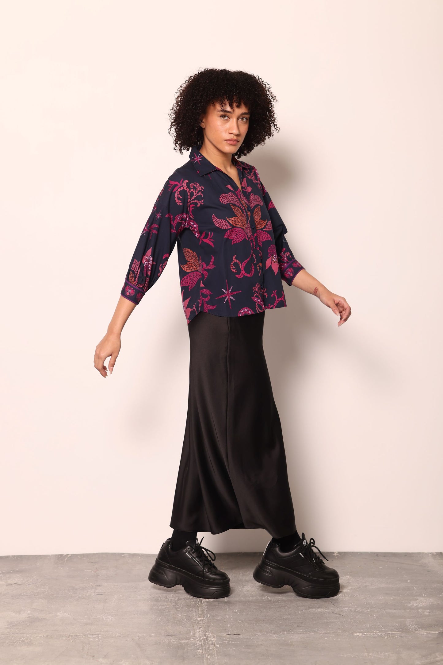 MIDNIGHT MOSAIC ELSA TOP