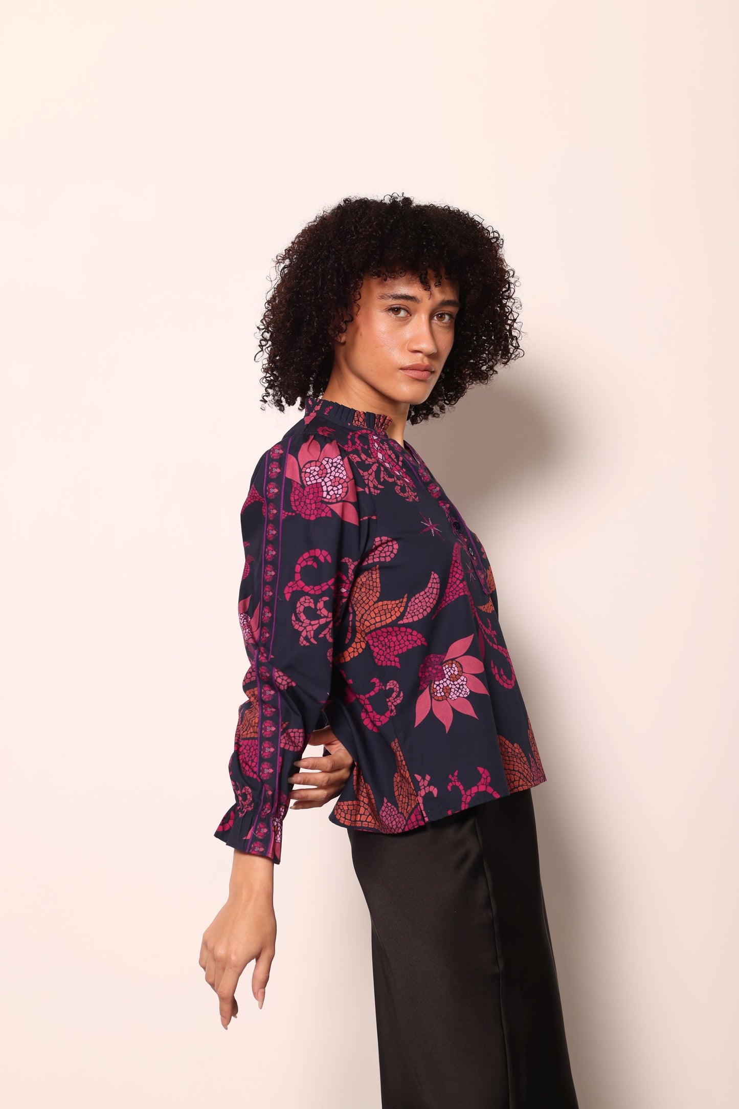 MIDNIGHT MOSAIC ASHLEY TOP