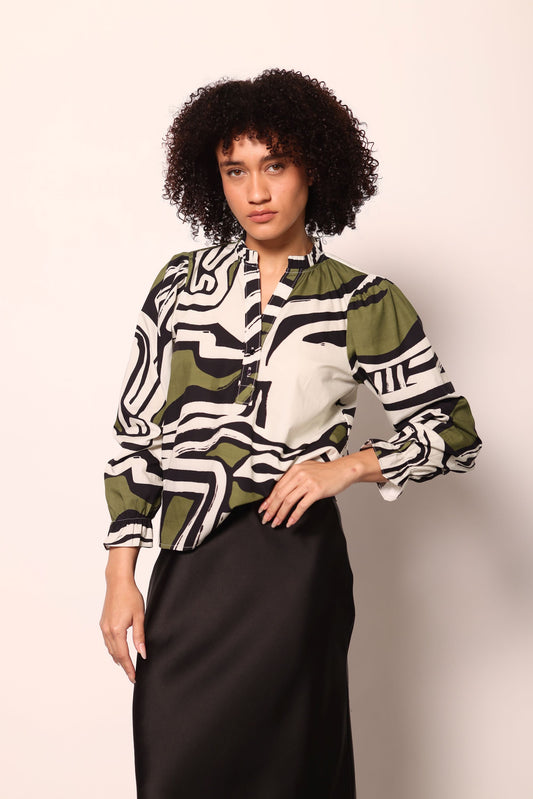 ZEBRA ASHLEY TOP
