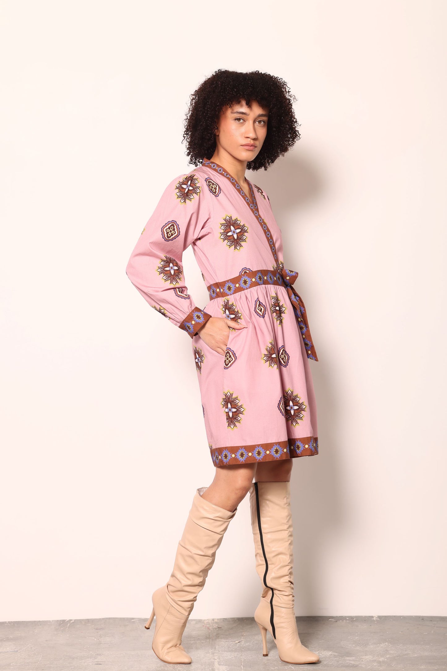 FLORAL MOTIFS CARA DRESS