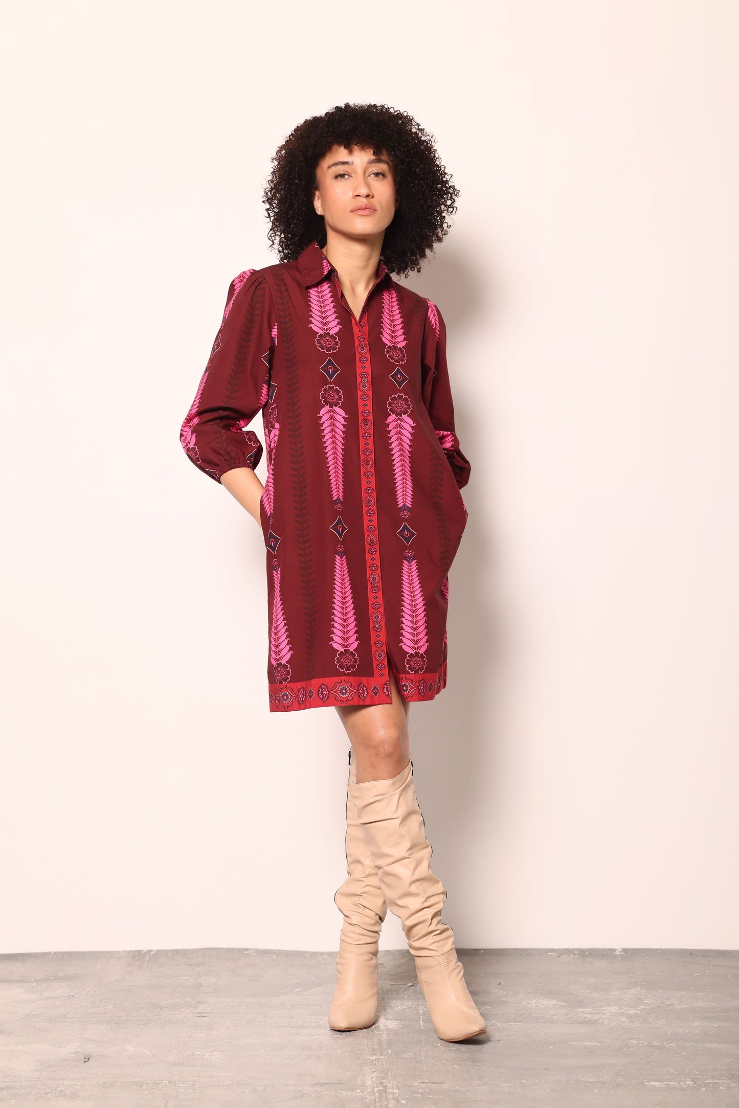 GEO FERNS AVA DRESS