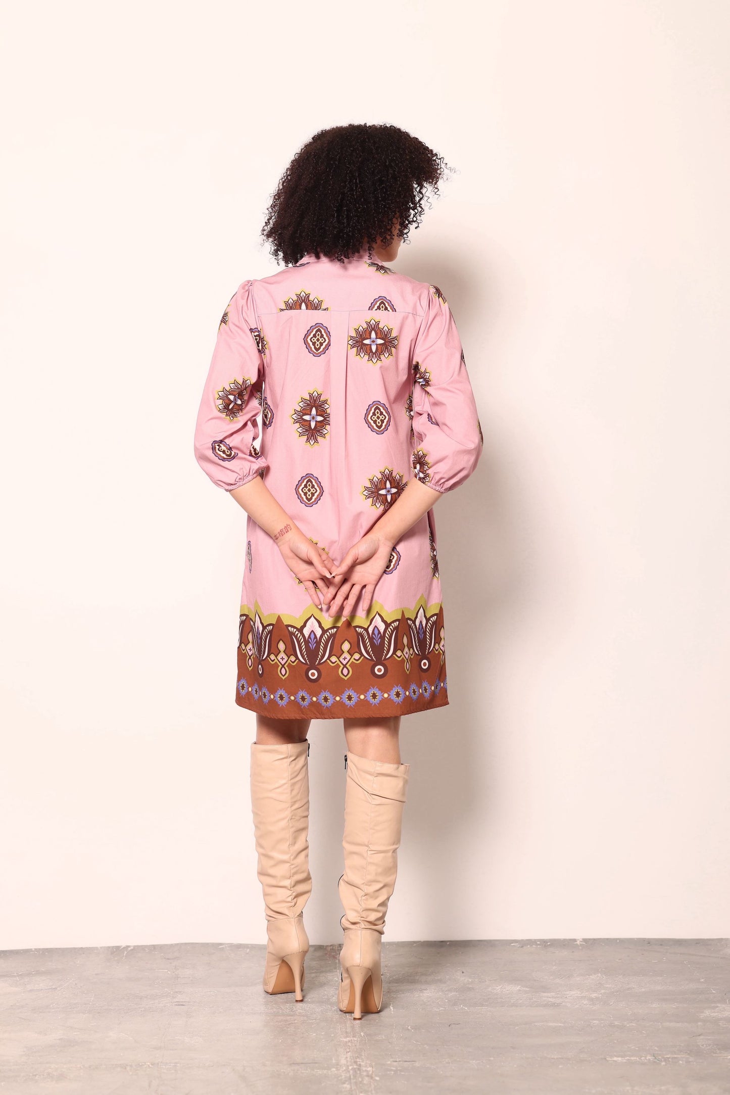 FLORAL MOTIFS AVA DRESS