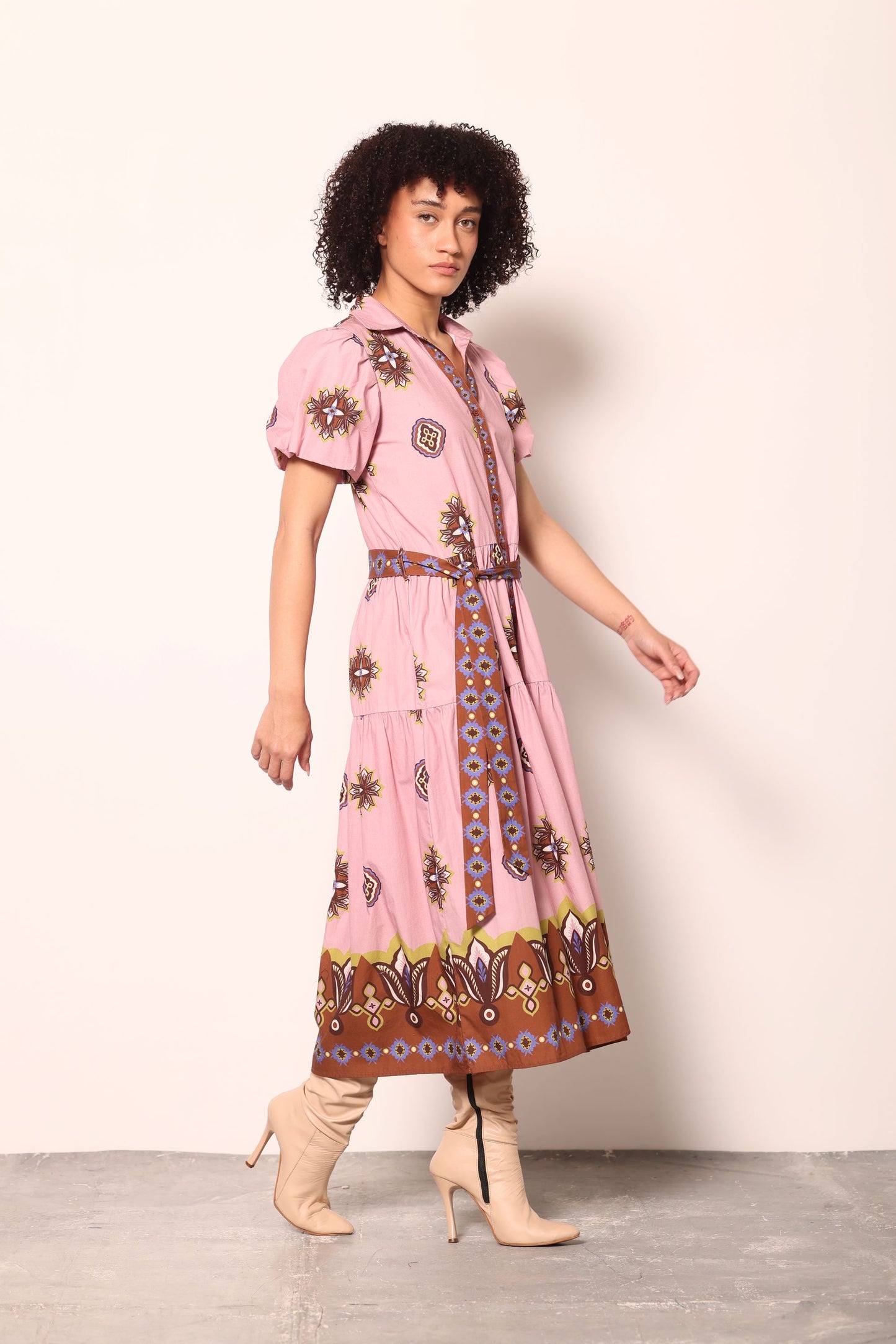 FLORAL MOTIFS DELLA DRESS