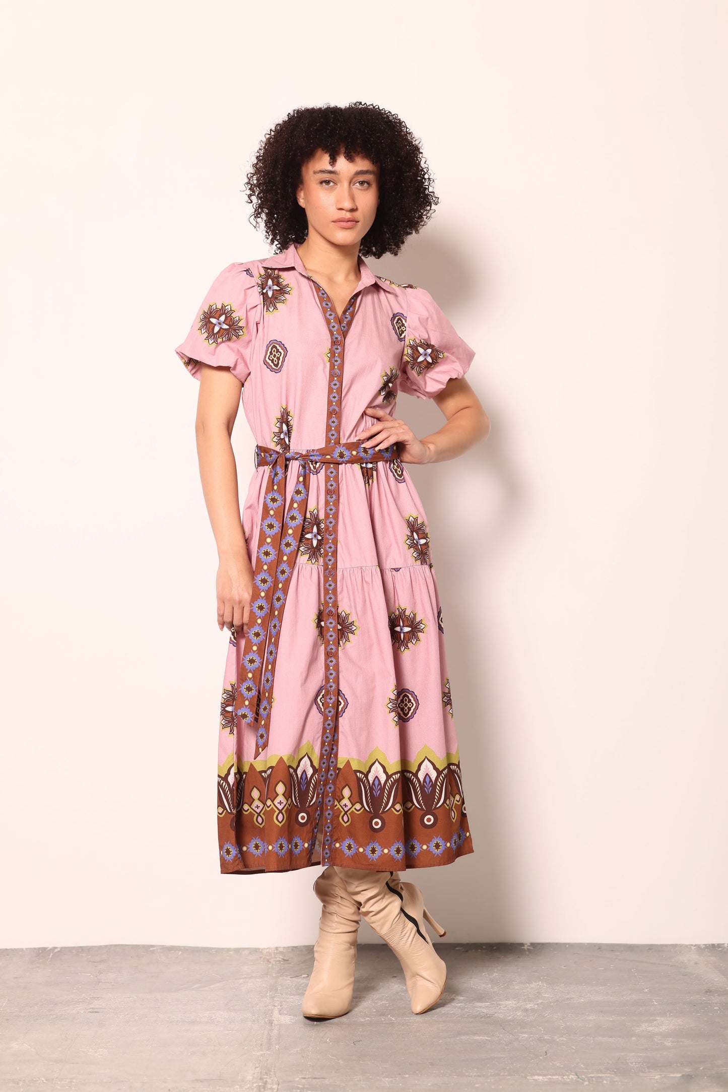 FLORAL MOTIFS DELLA DRESS