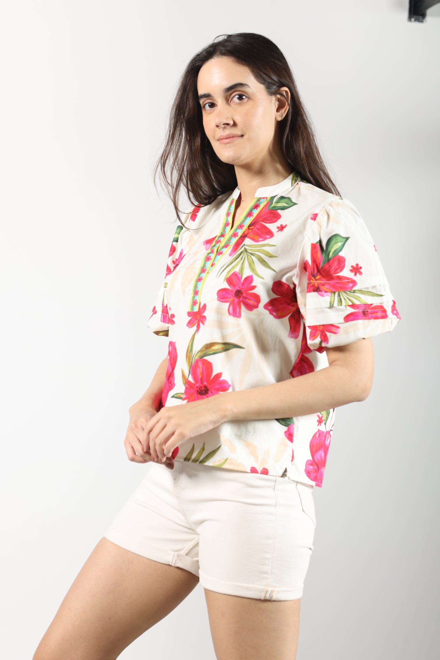 SUMMER BLOOM RAYA TOP