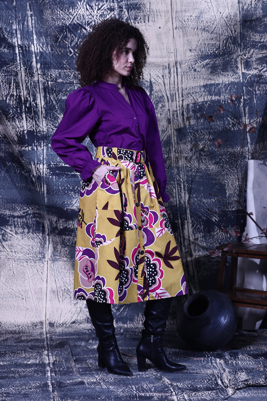 GOLDEN BLOOM KIRA SKIRT