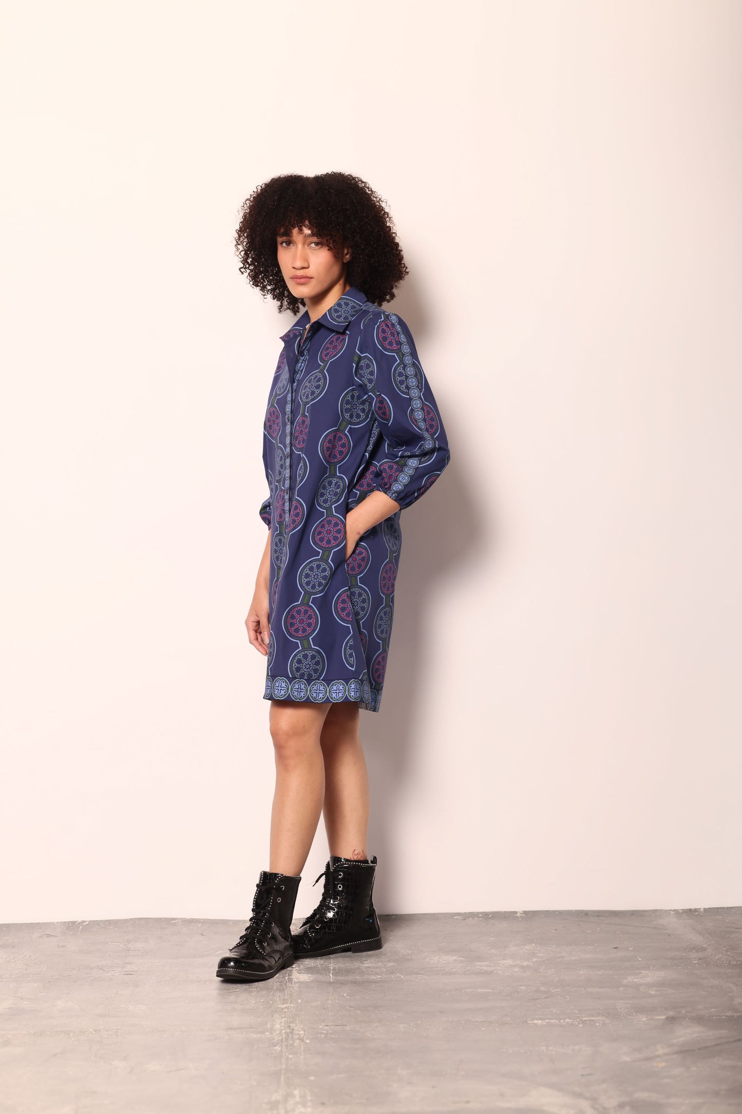 VINTAGE CIRCLES AVA DRESS