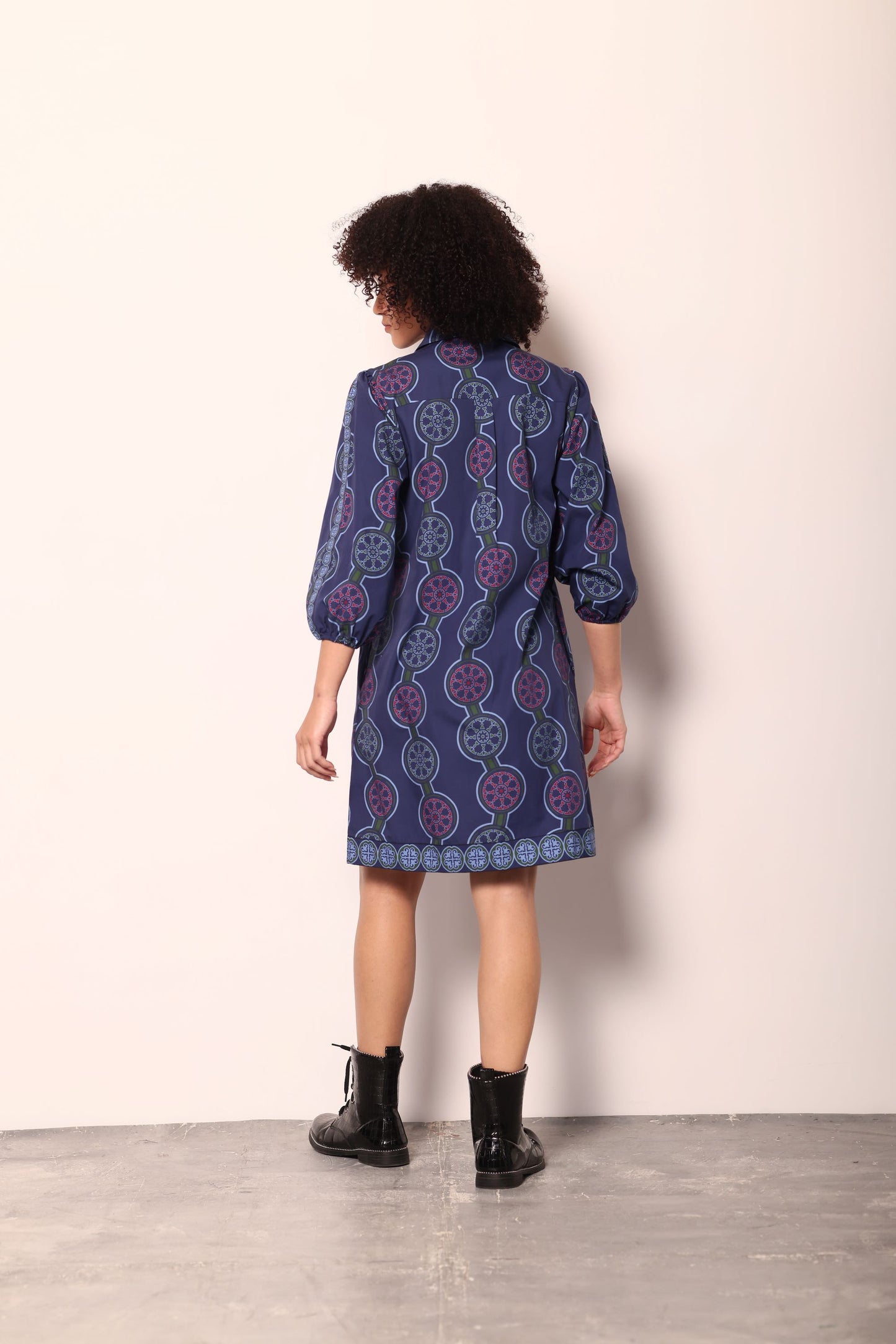 VINTAGE CIRCLES AVA DRESS