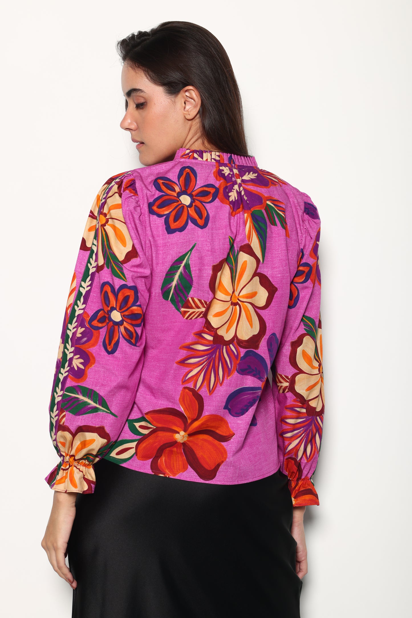 MAUVE BLOSSOMS ASHLEY TOP