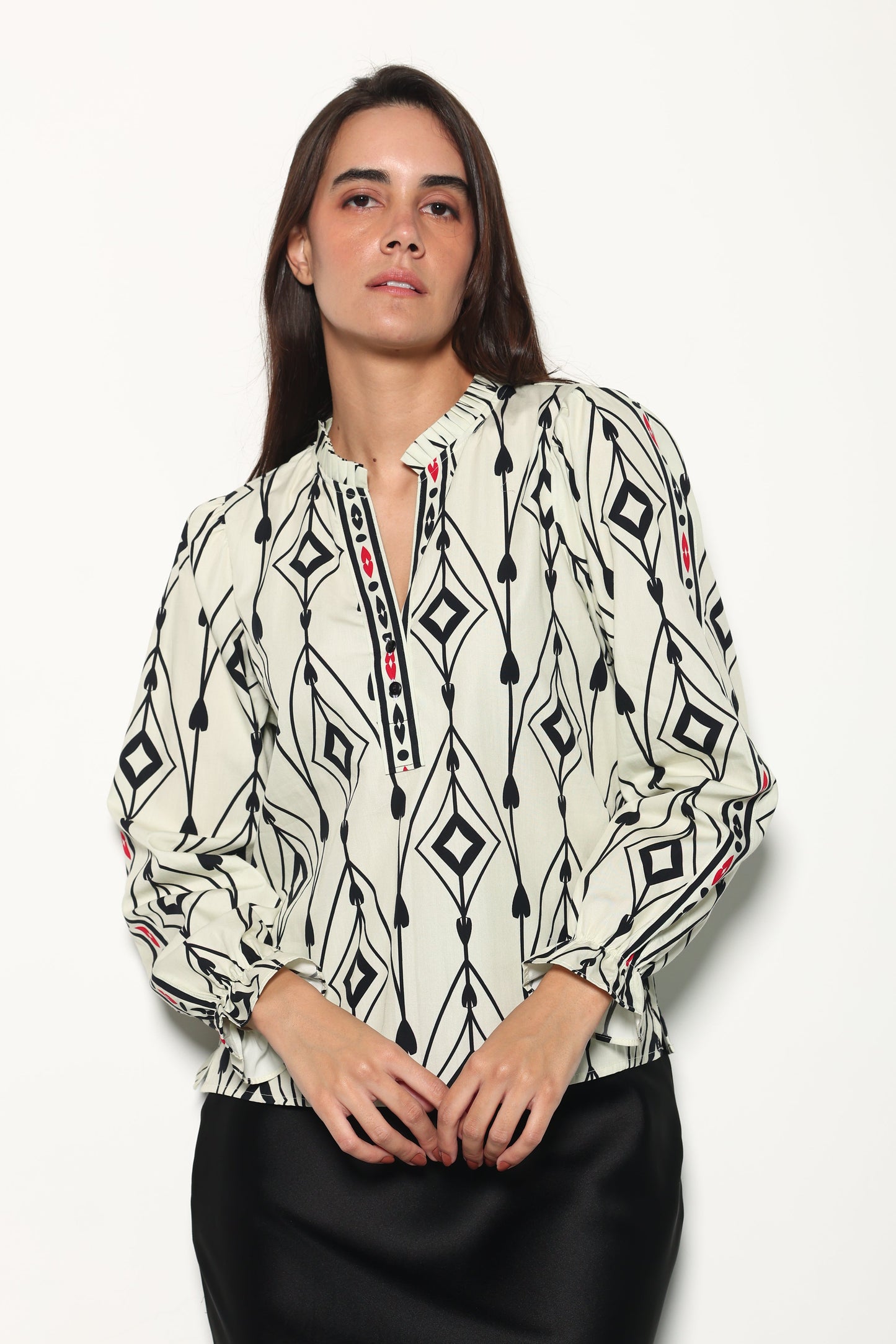 ARROW MOTIFS ASHLEY TOP