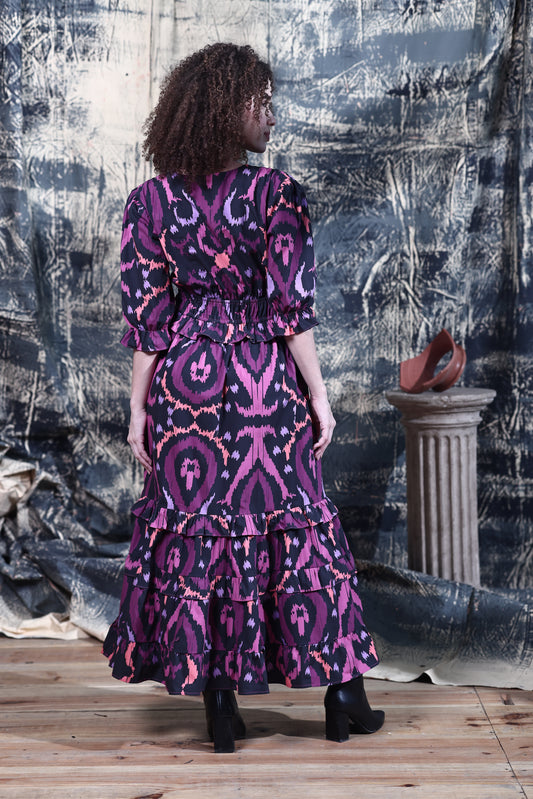 ARABIAN IKAT EVELYN DRESS