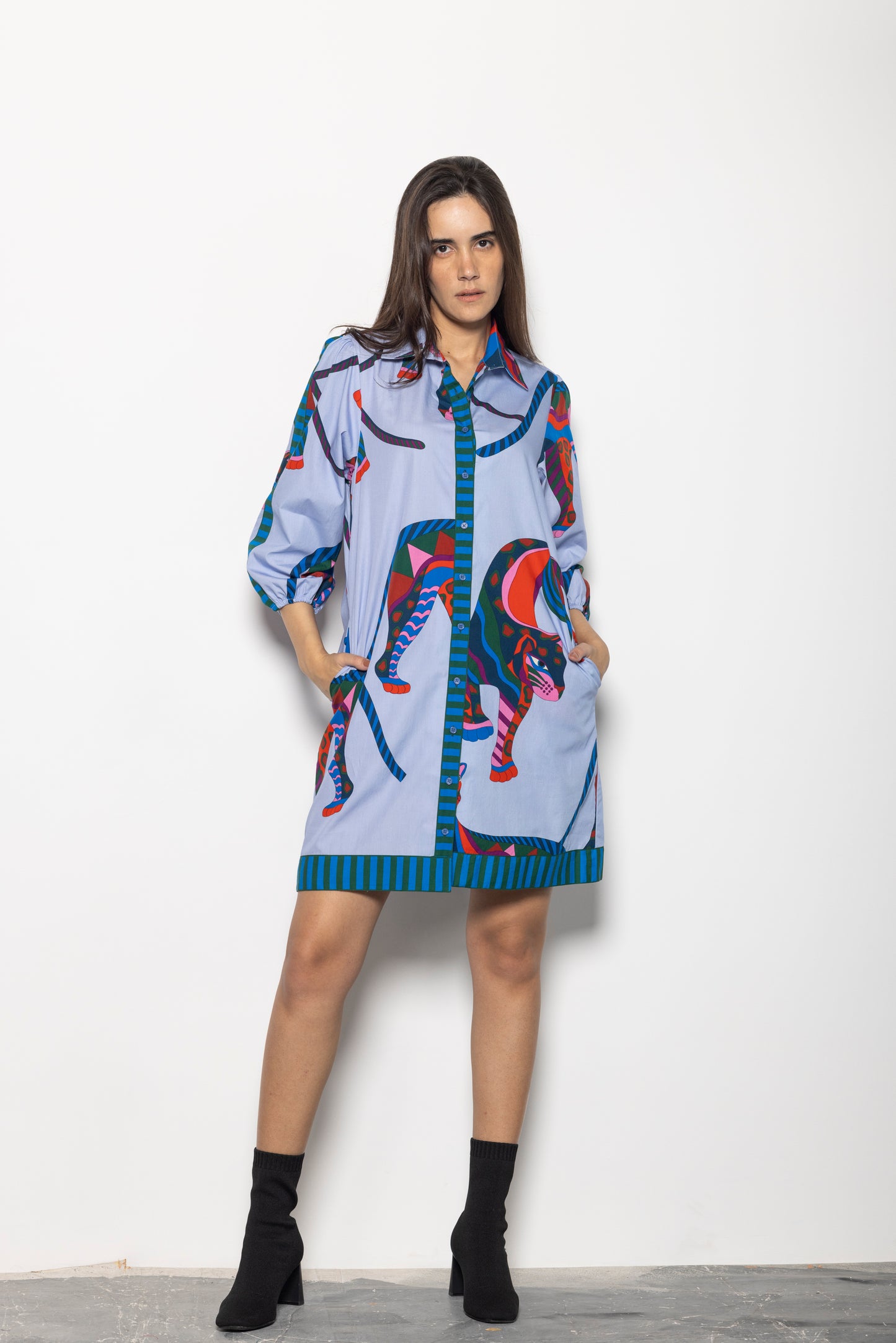 CHEETAH MIRAGE AVA DRESS