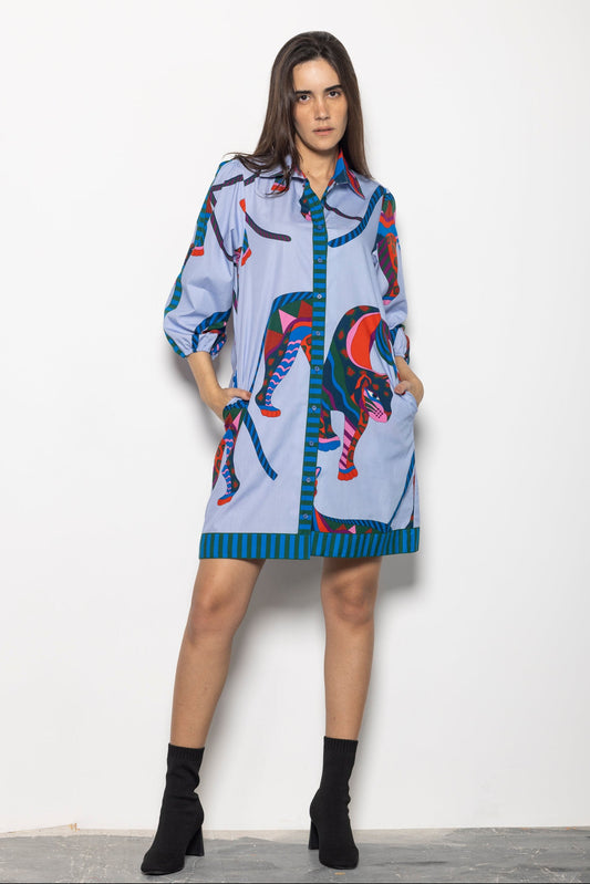 CHEETAH MIRAGE AVA DRESS