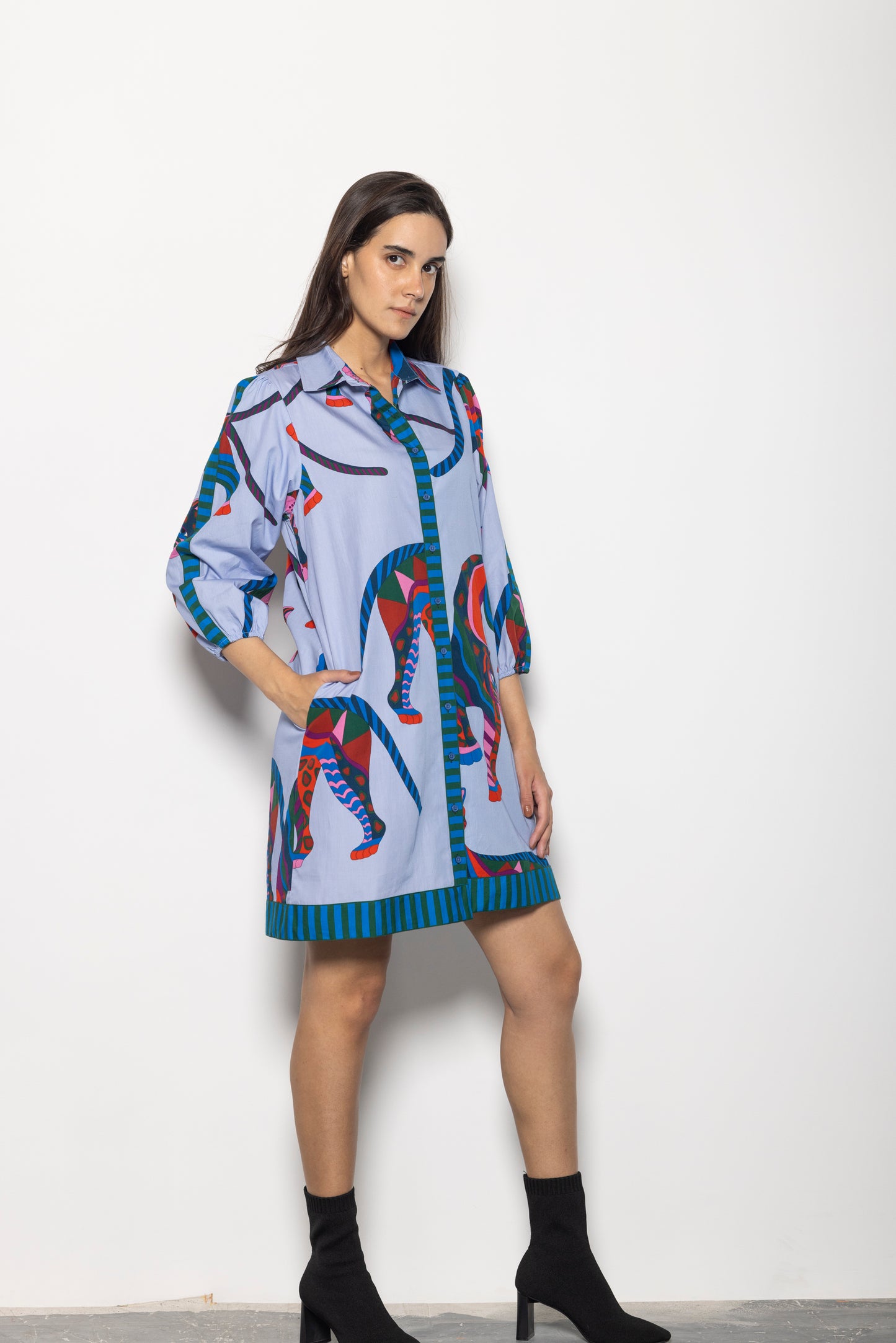 CHEETAH MIRAGE AVA DRESS