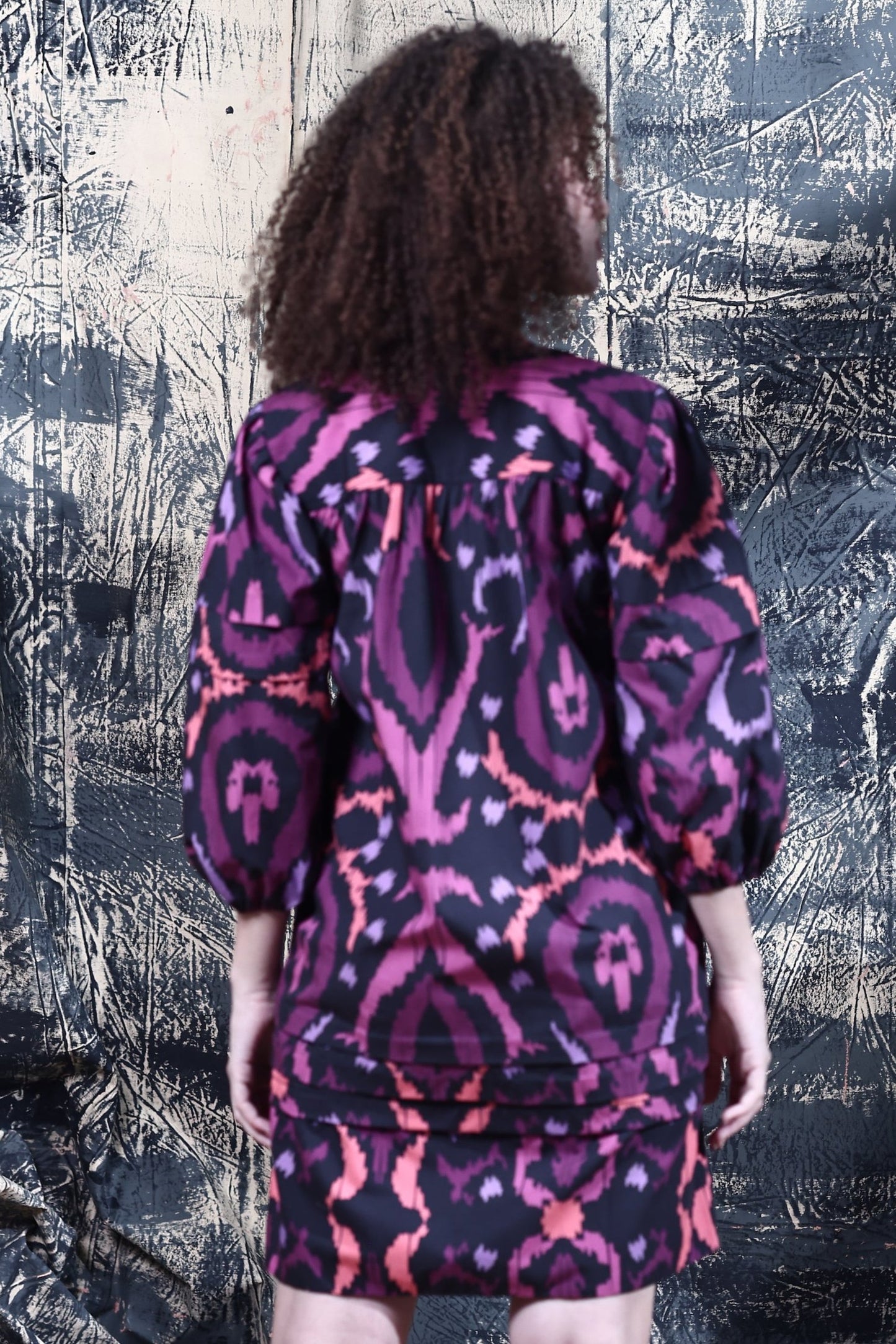 ARABIAN IKAT FREYA DRESS