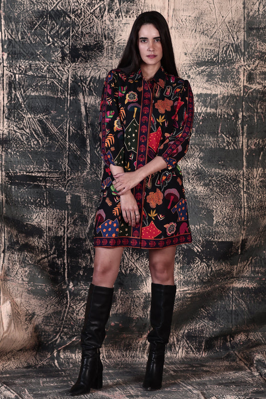 NIGHT GLOW AVA DRESS