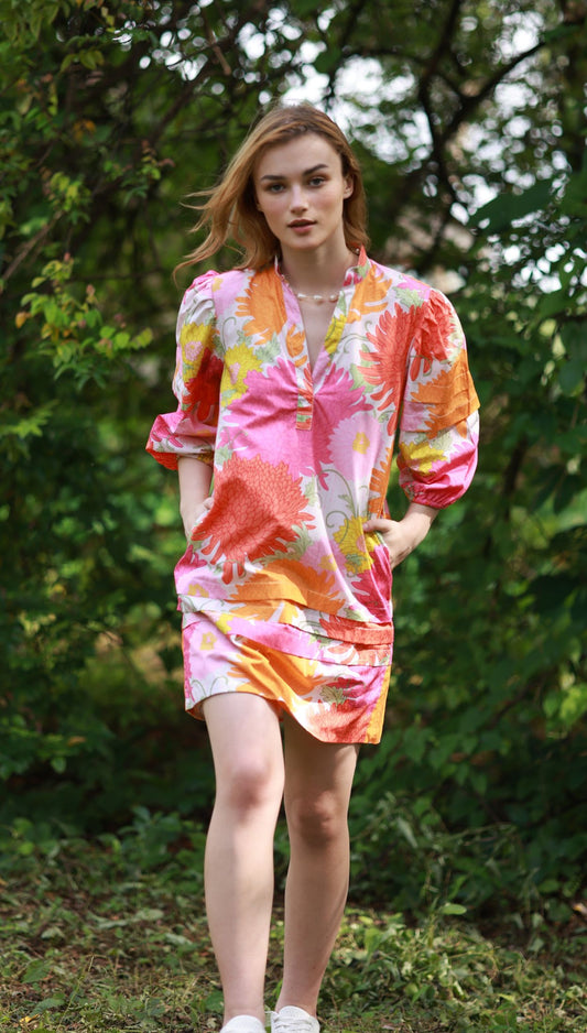 FLORAL BUNCHES FREYA Dress