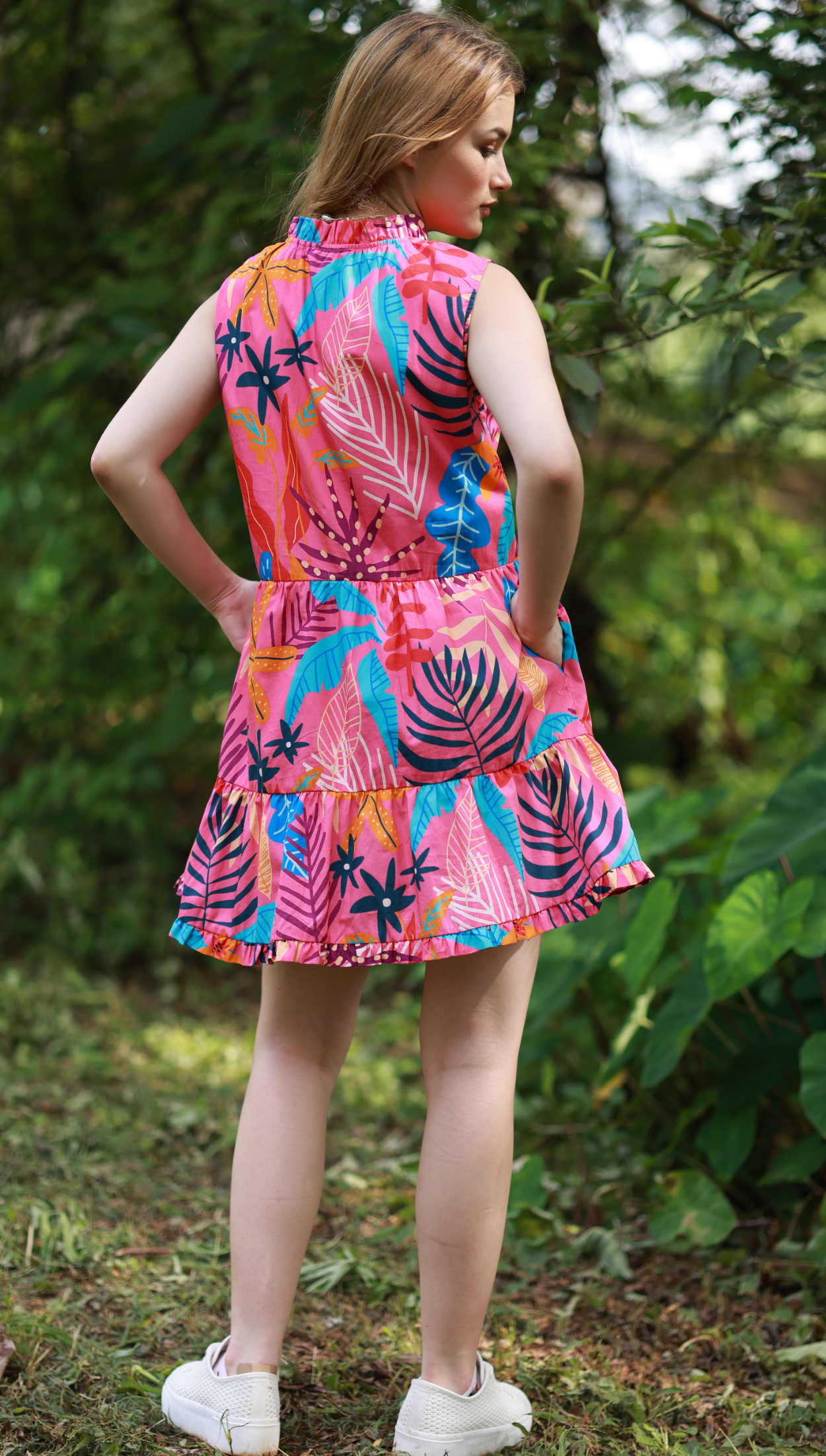 PINK PALMS KYRA Dress