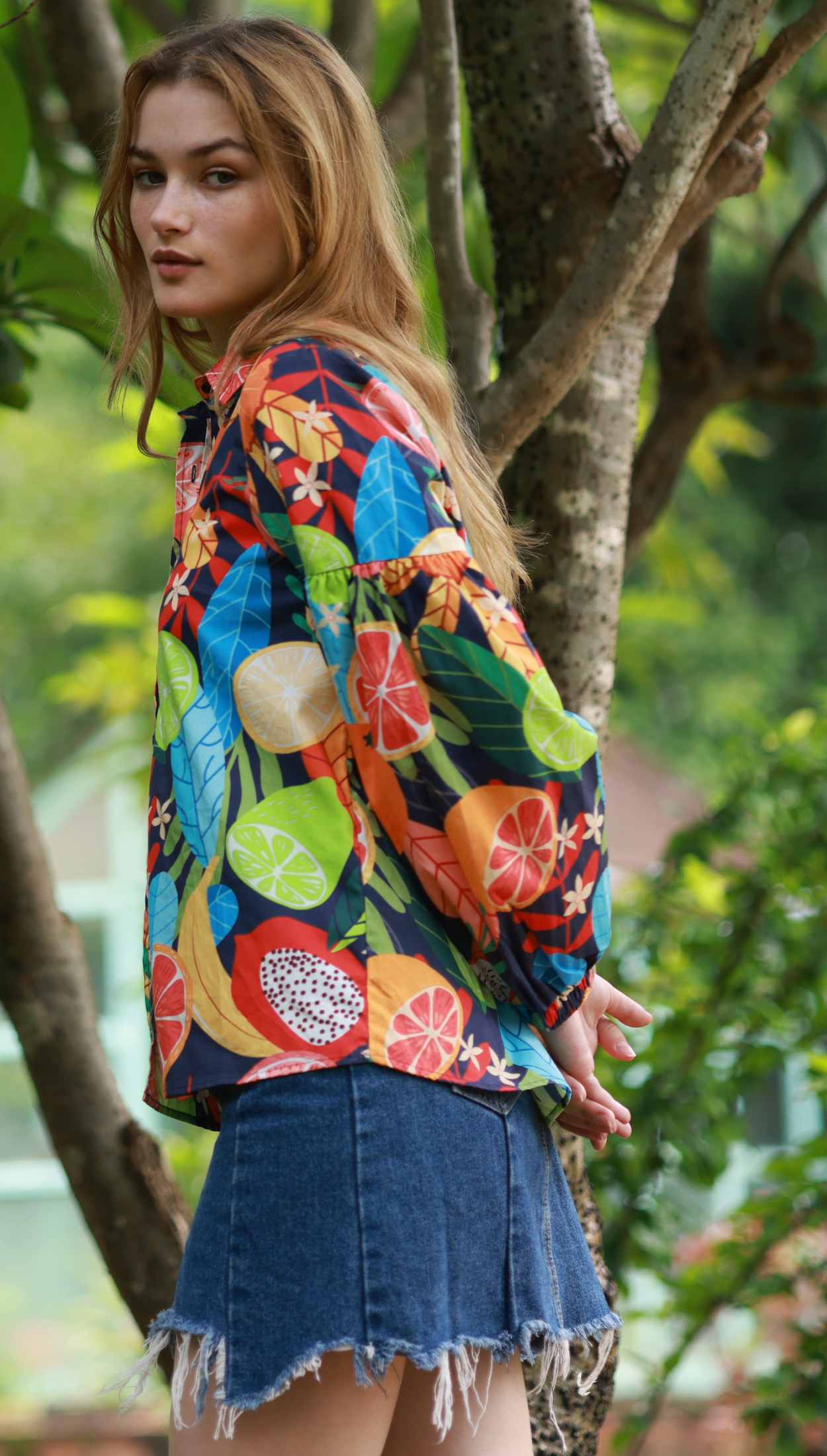 FRUIT FOREST ABBY SHIRT