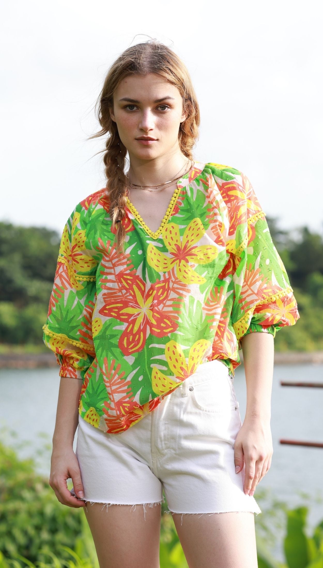 FLORAL SPICE TRIXIE Top
