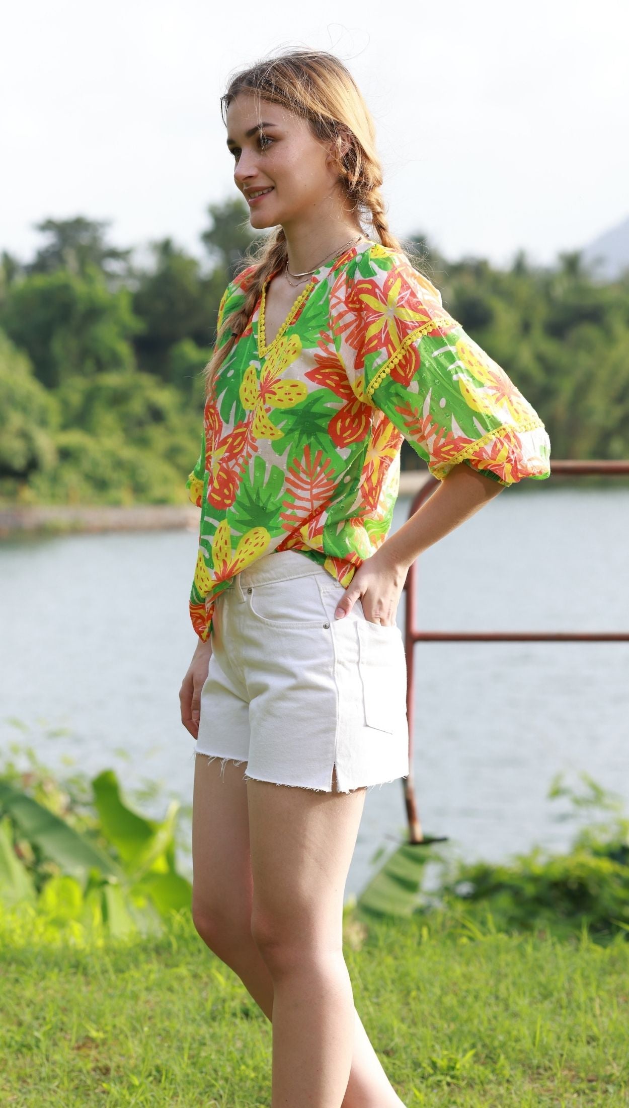 FLORAL SPICE TRIXIE Top