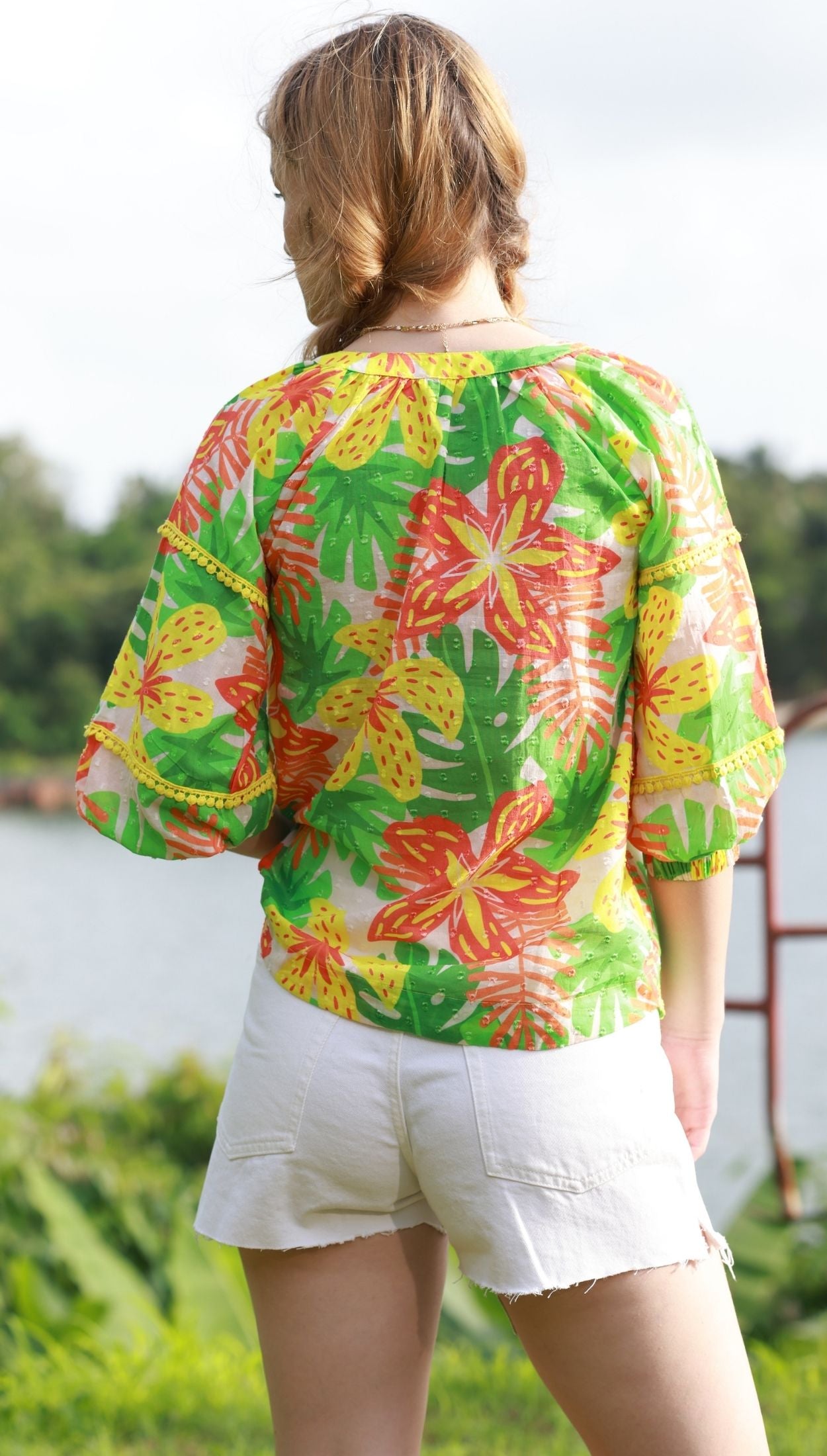 FLORAL SPICE TRIXIE Top