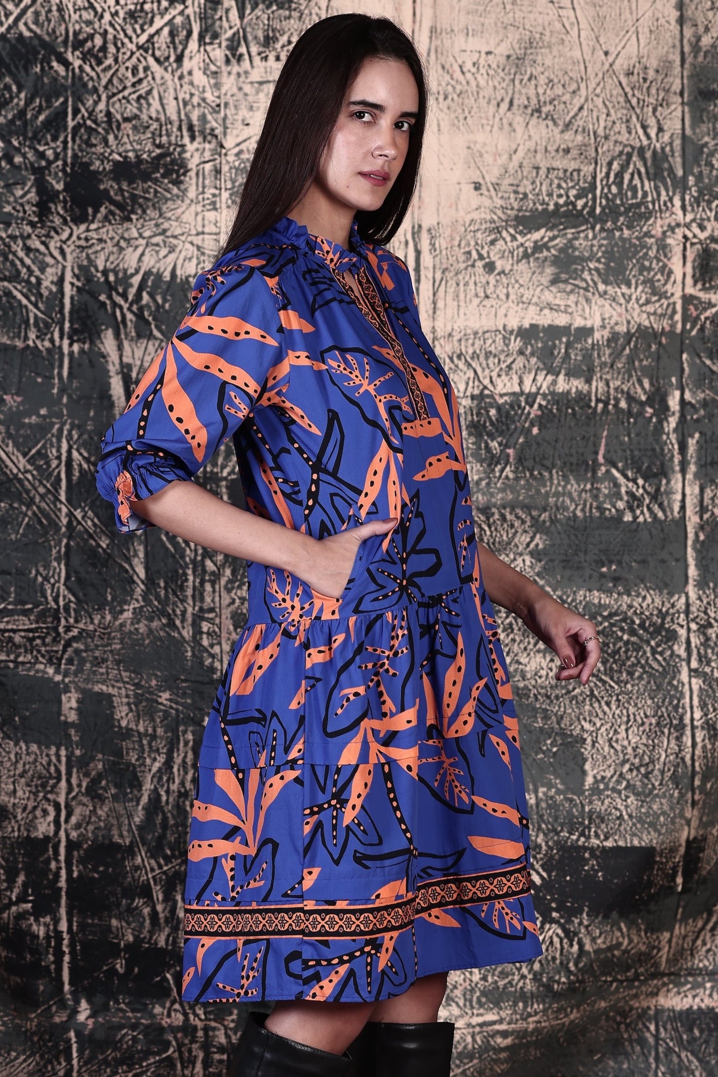 ROYAL FERNS SASHA DRESS